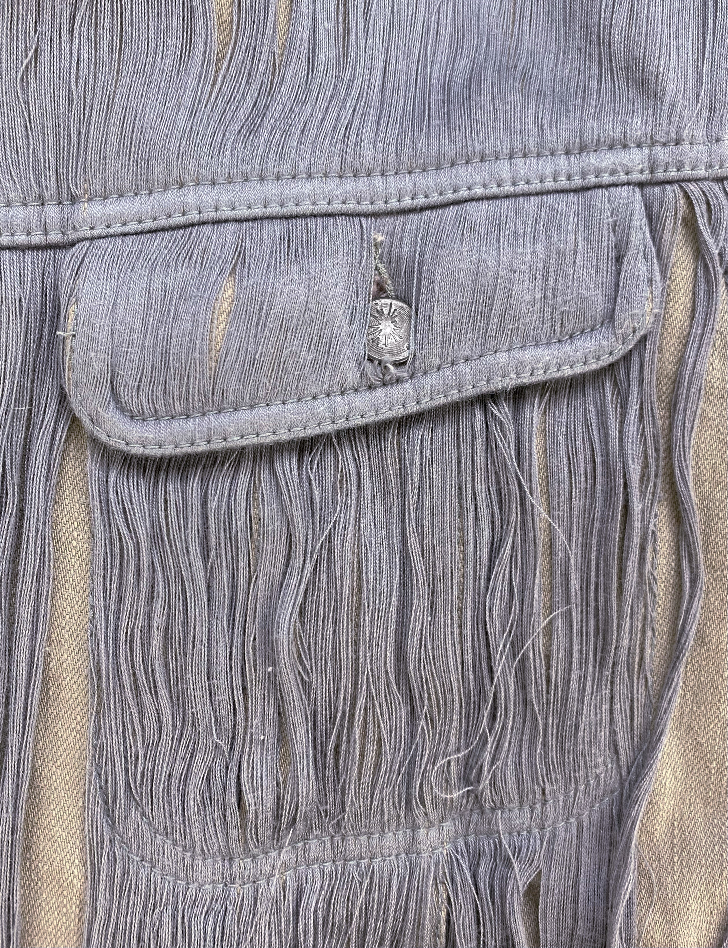 AW07 Mihara Yasuhiro ‘Mummy’ Distressed Lilac Jacket