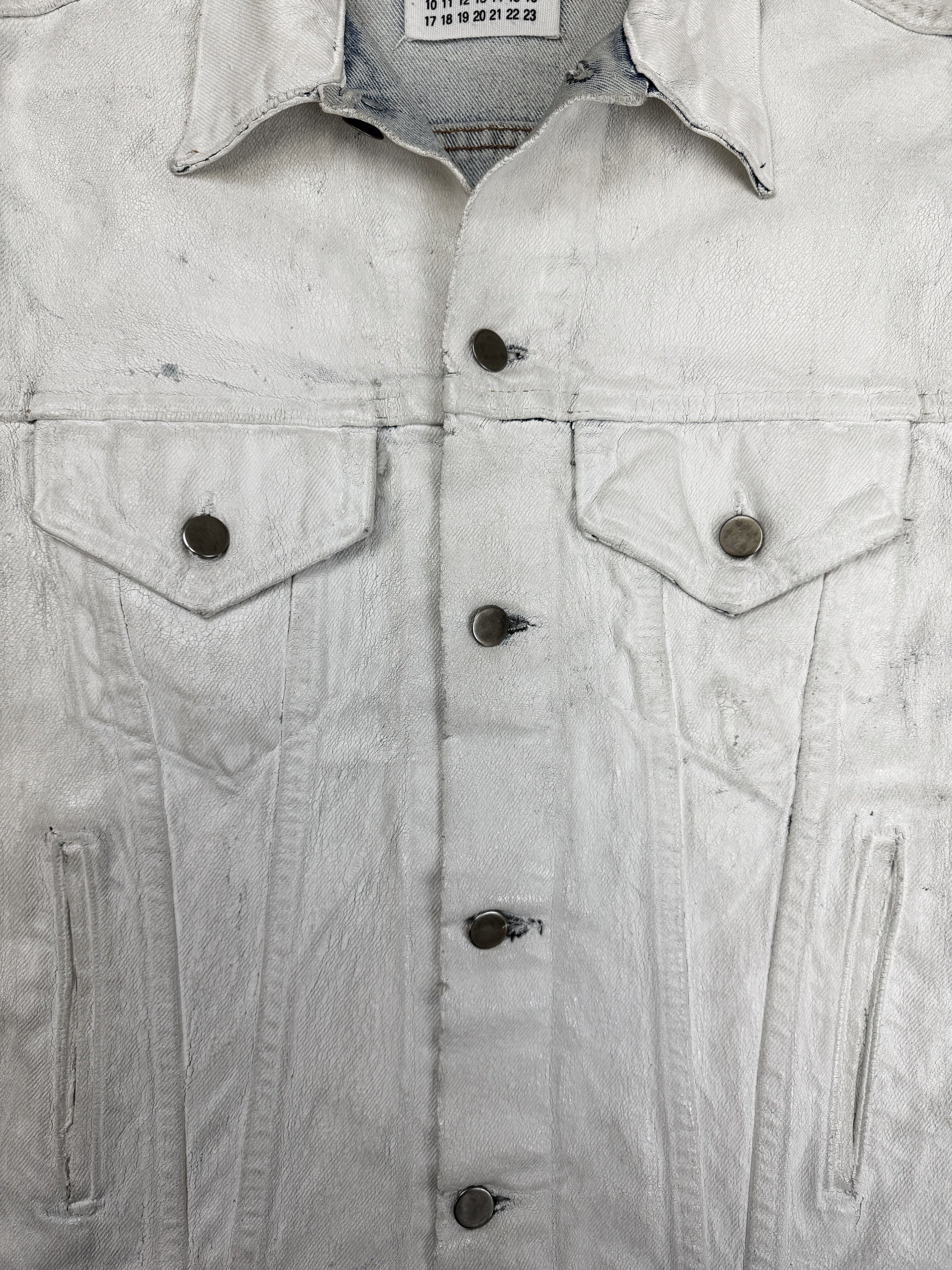 AW99 Maison Margiela Artisanal Painted Levi’s Type III Denim Jacket