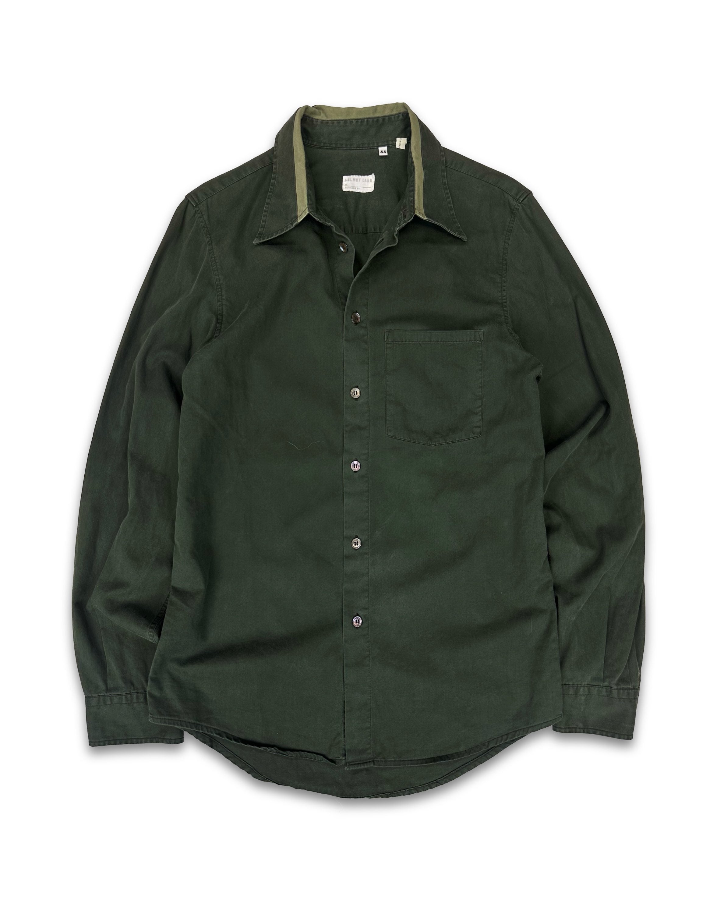 AW96 Helmut Lang ‘Two Tone’ Long Sleeve Button Up Shirt