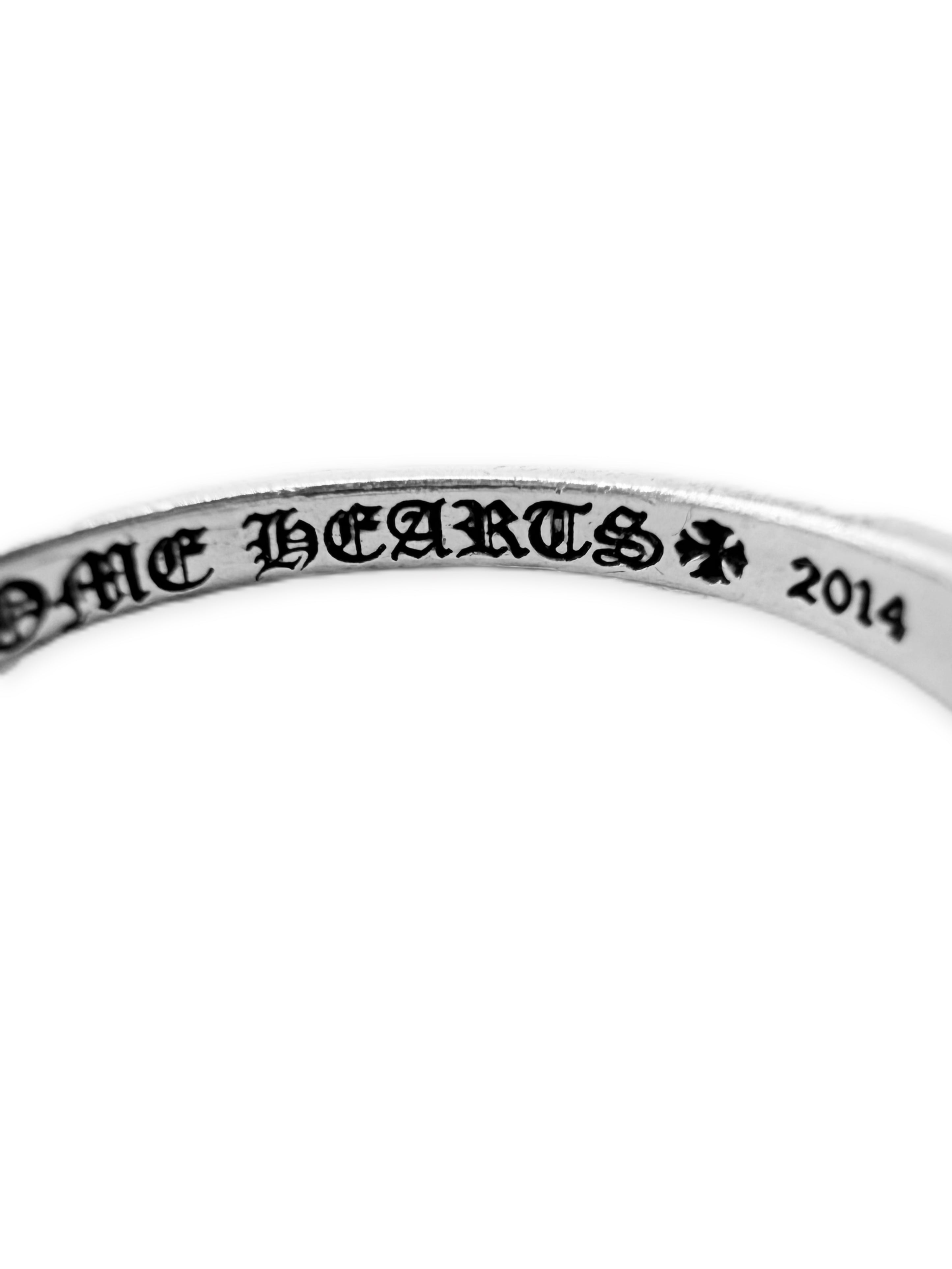 Chrome Hearts Pavé Diamond Factory Set Floral .925 Silver Ring
