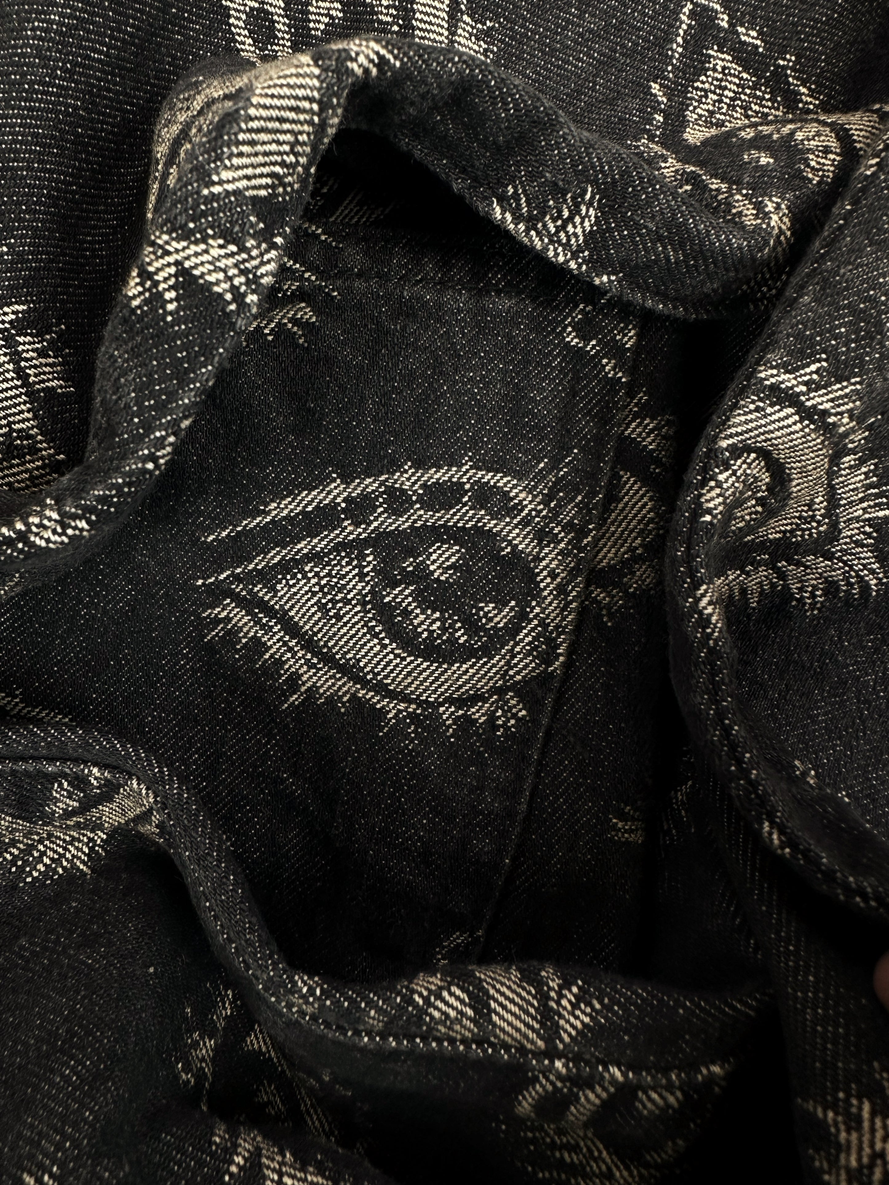 Kapital ‘Speakeasy’ 12oz Flared 5P Eye Black Okabellbo Denim