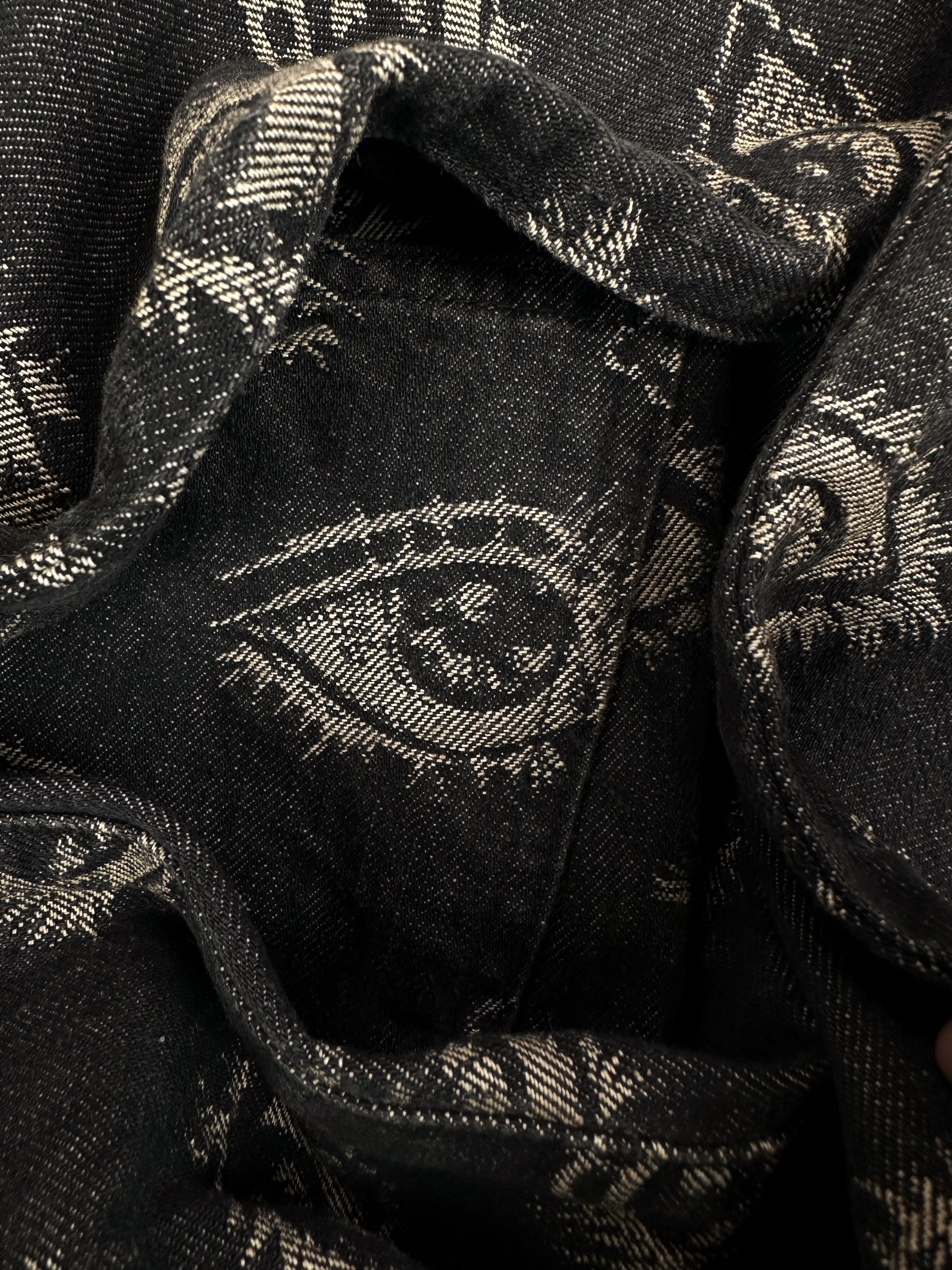 Kapital ‘Speakeasy’ 12oz Flared 5P Eye Black Okabellbo Denim