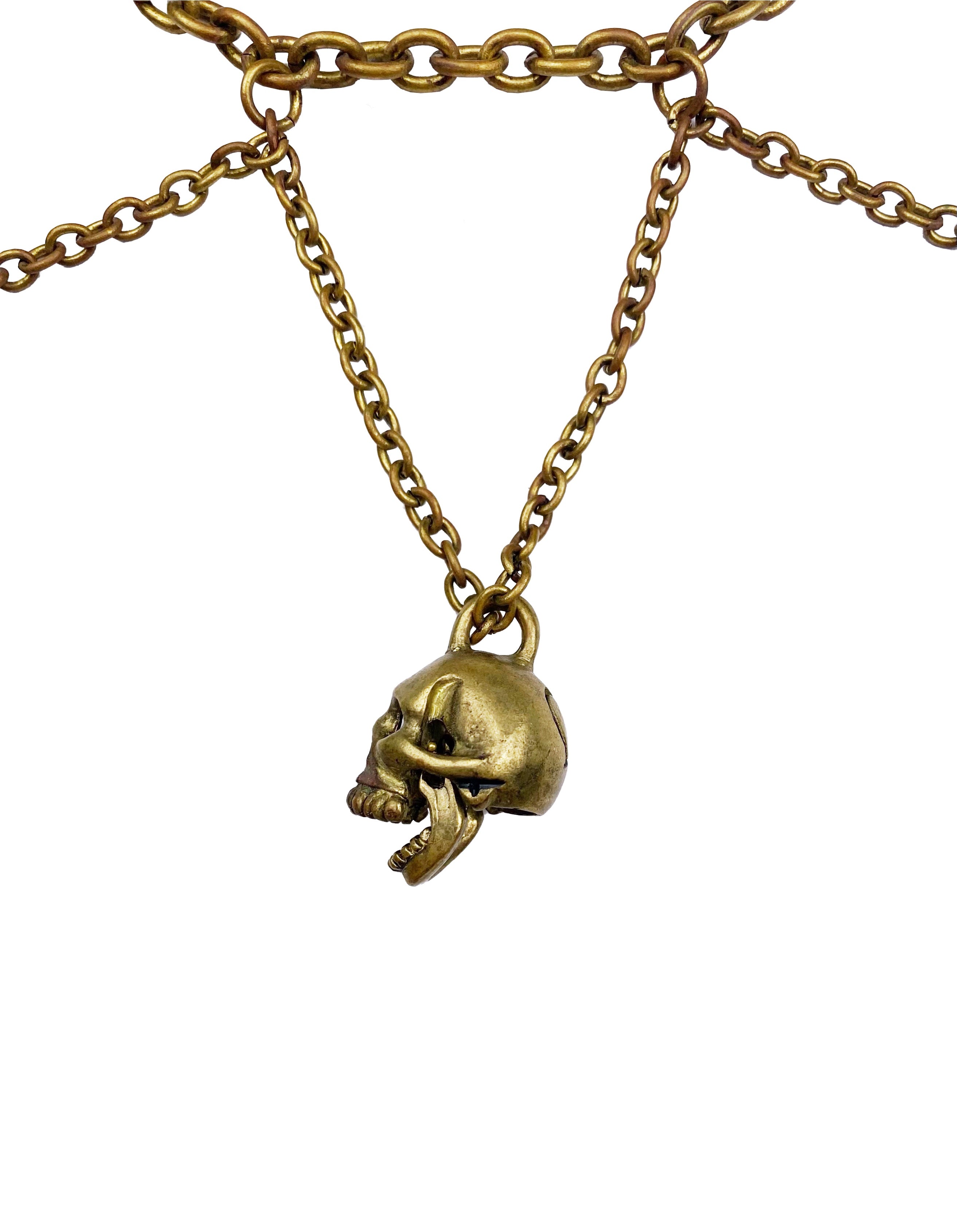 FW06 Number (N)ine x Jam Home Made Multi Skull Gold Chain