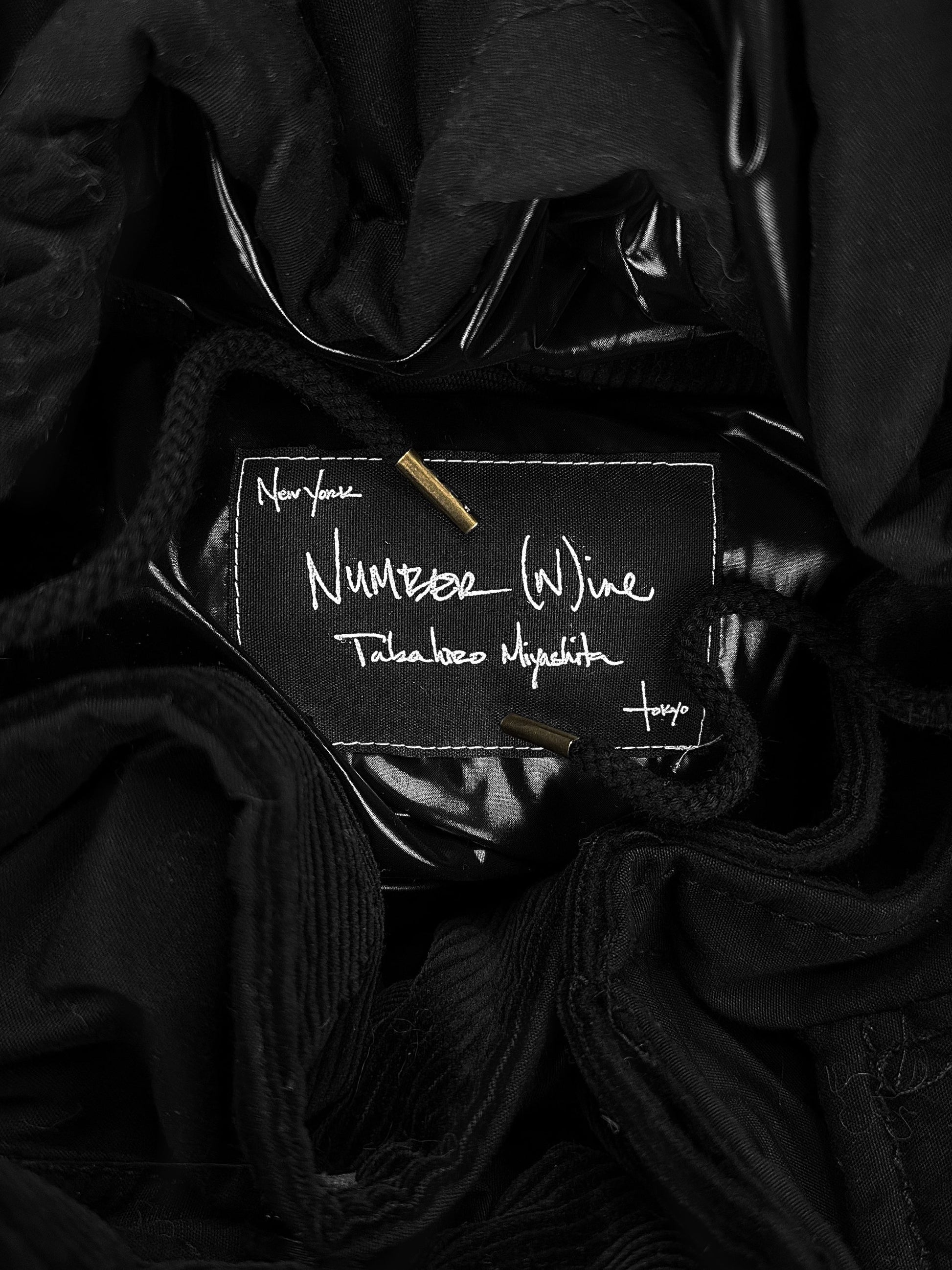 AW08 Number (N)ine ‘Multi Pocket’ My Private Portland Black Cargo Jacket