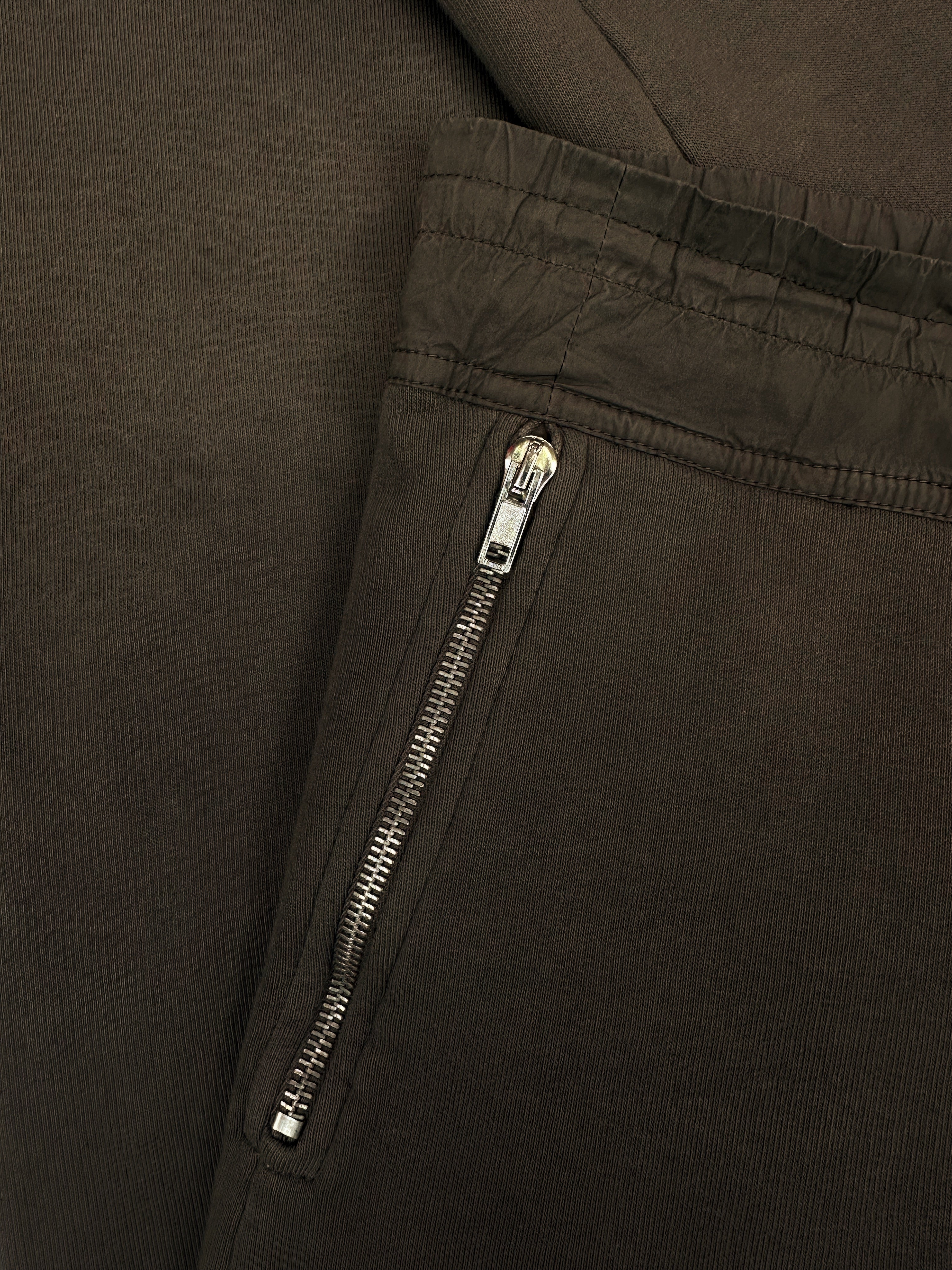 Rick Owens ‘Berlin’ Dark Dust Multi-Zip Drawstring Heavyweight Sweat Pants