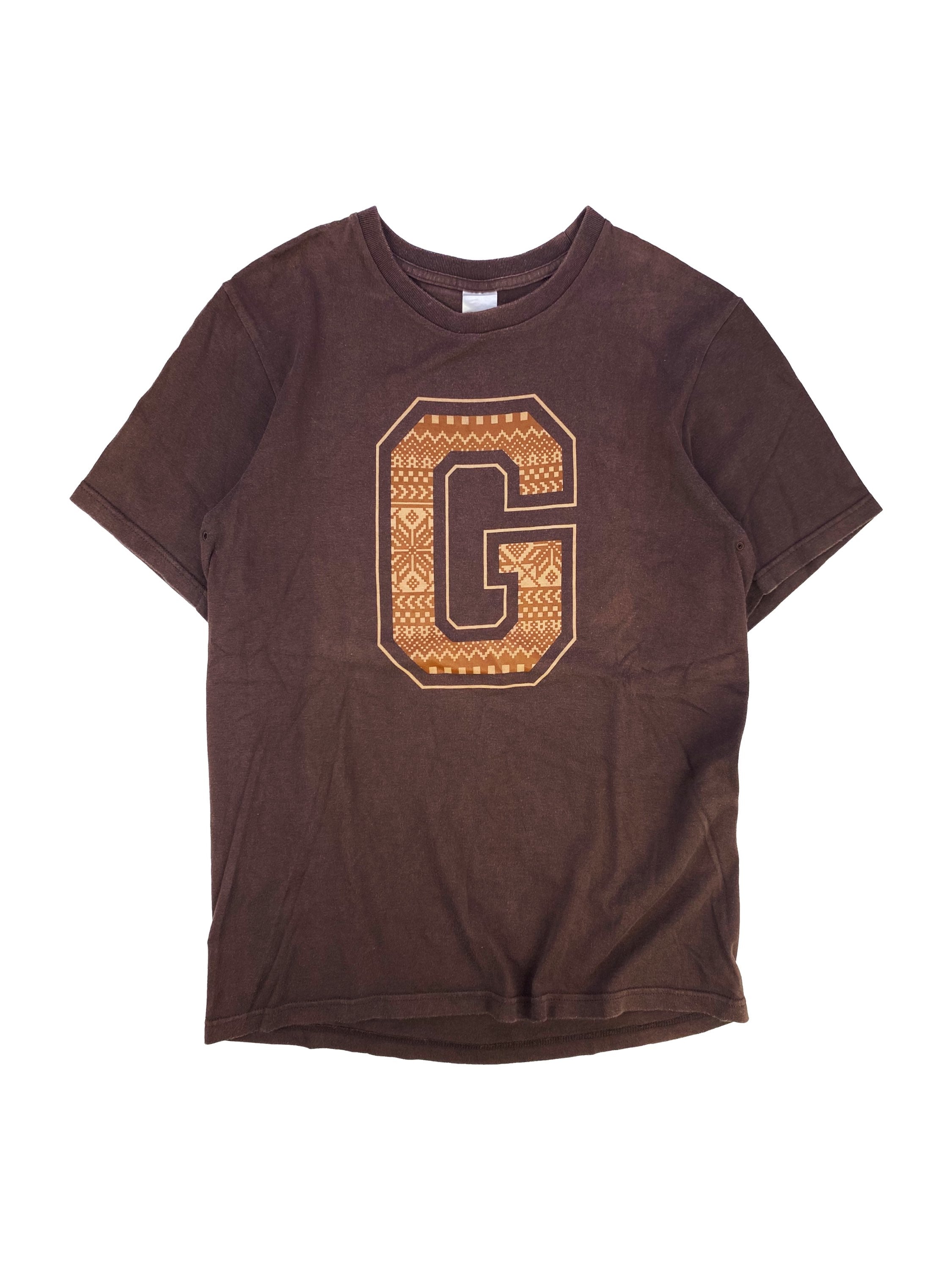 00s Number (N)ine ‘G’ Collegiate Logo Rustic T-Shirt