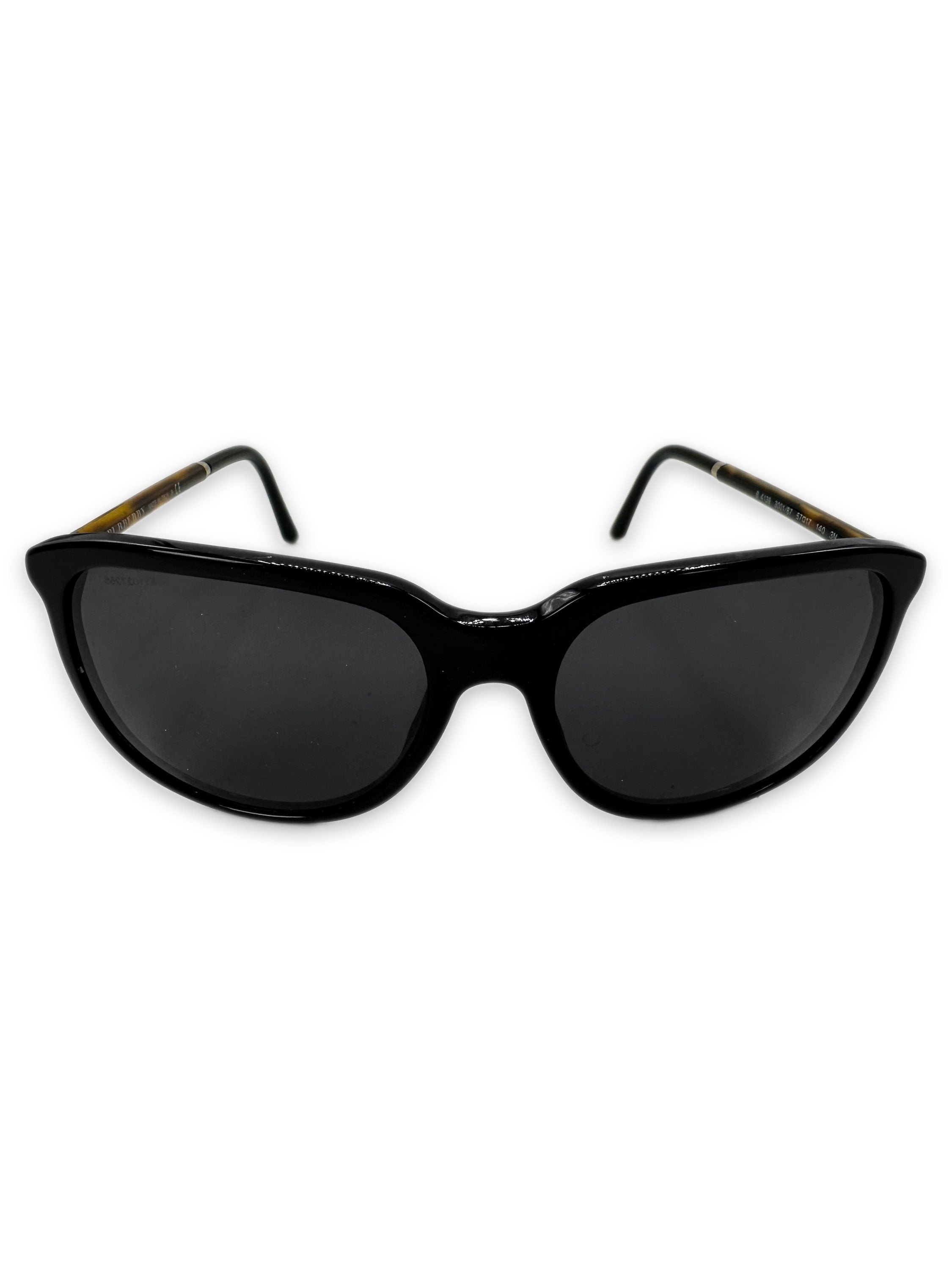 Burberry Black Tint Ombré Logo Wayfarer Sunglasses