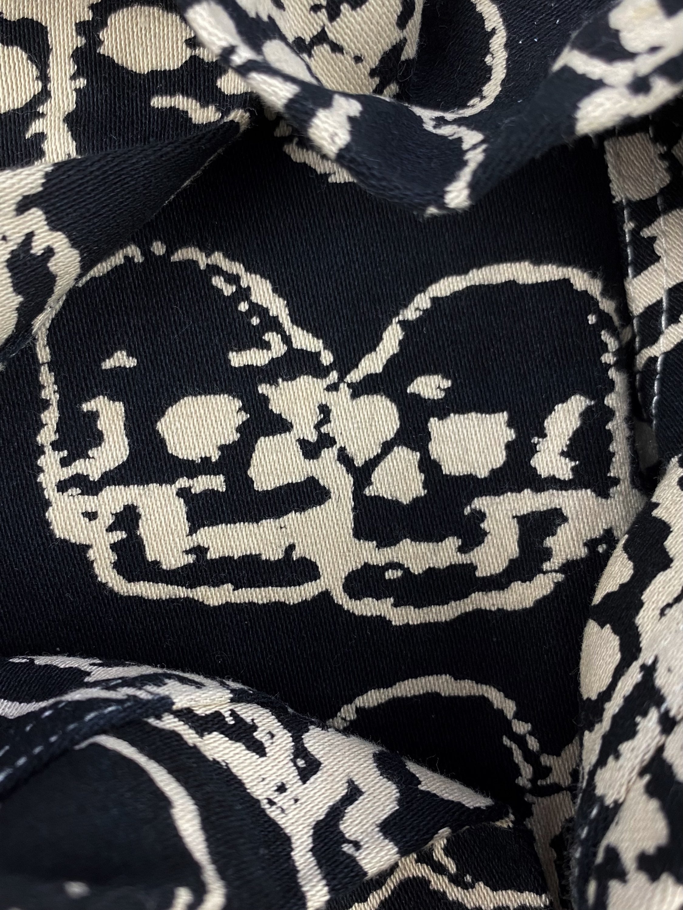90s Hysteric Glamour ‘Skull Pile’ Full Print Denim
