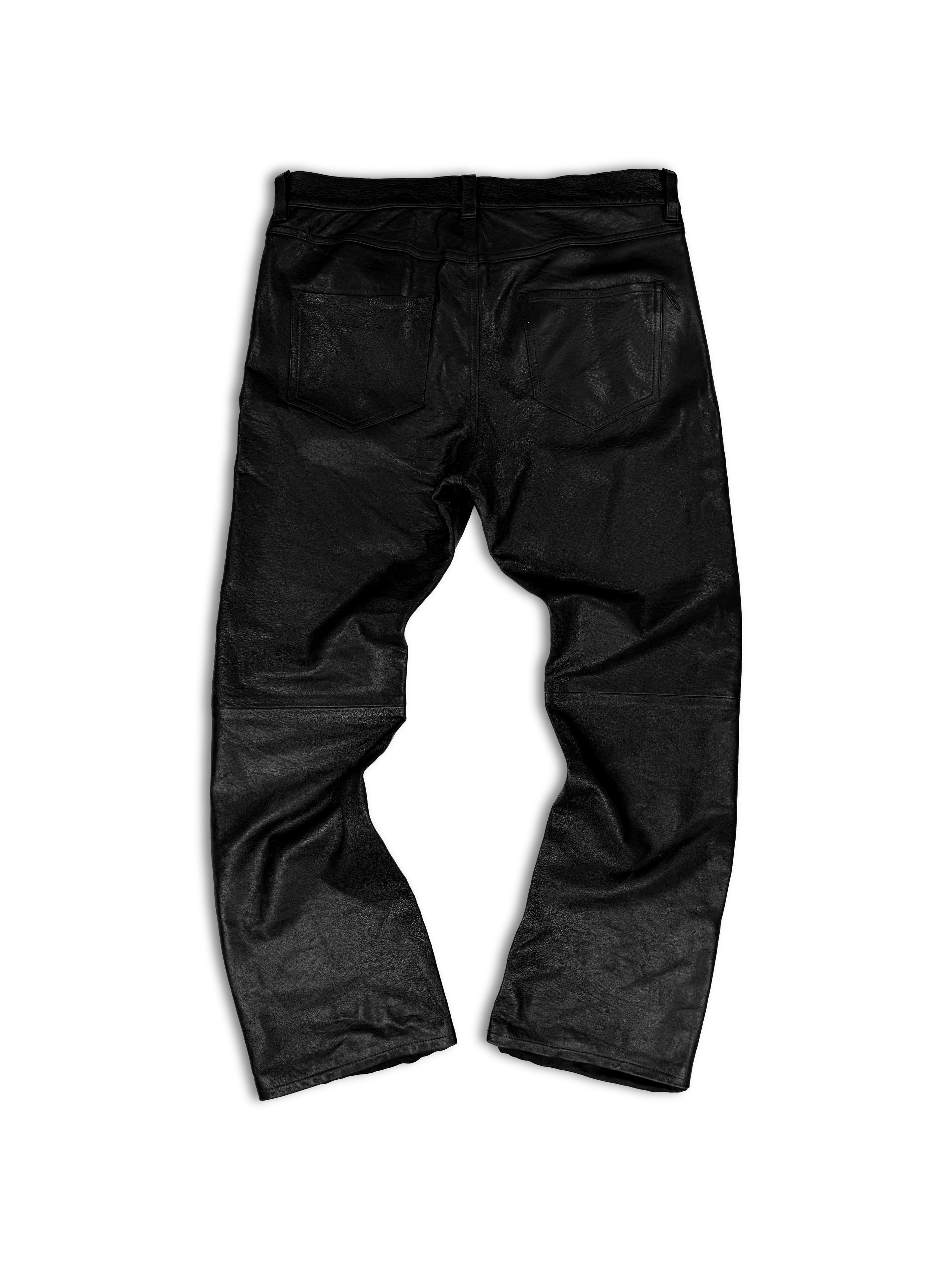 AW23 Enfants Riches Deprimes Lambskin Leather Baggy Pants