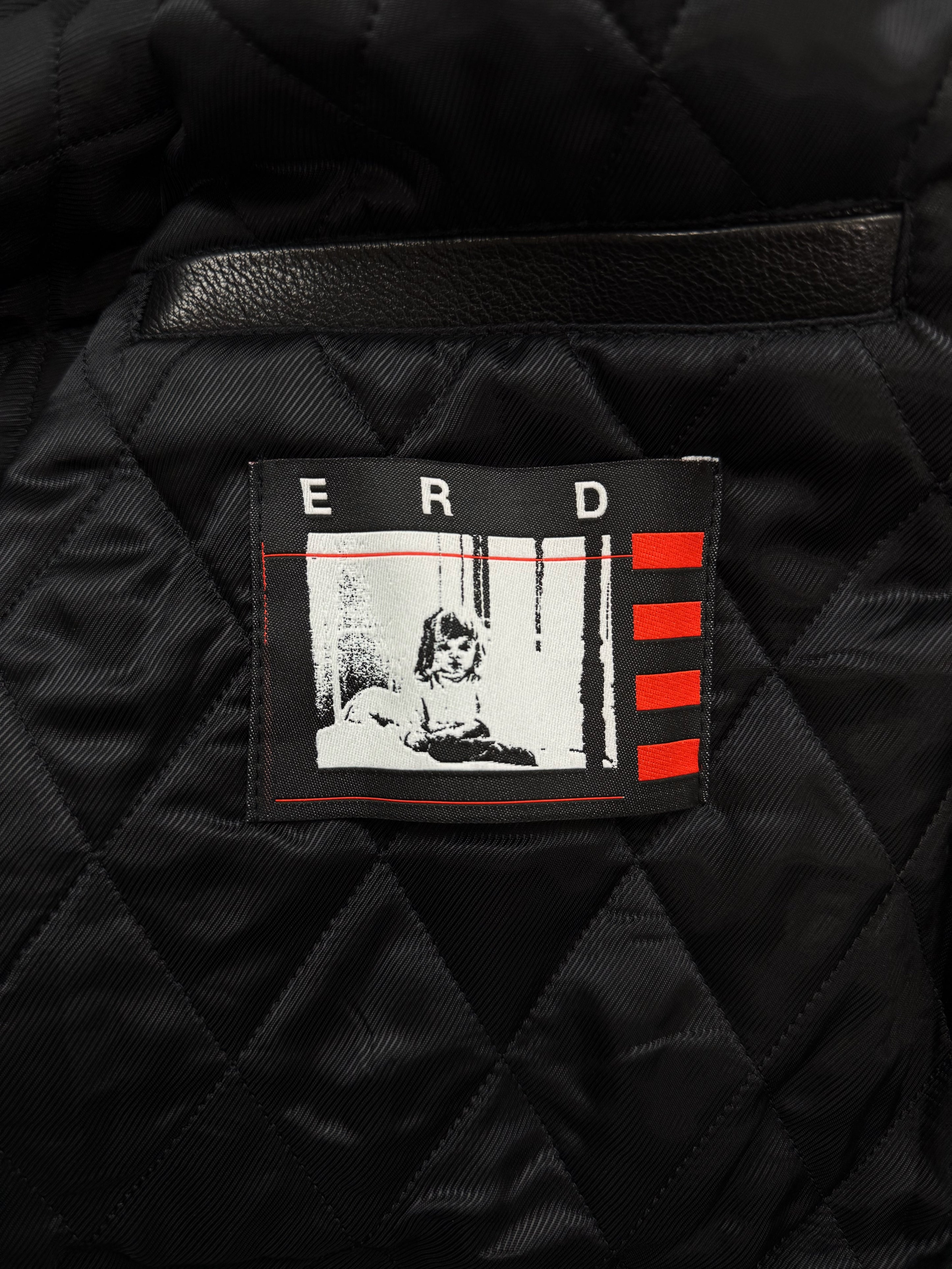 AW24 Enfants Riches Deprimes ‘Painters Wives’ Embroidered Leather Jacket