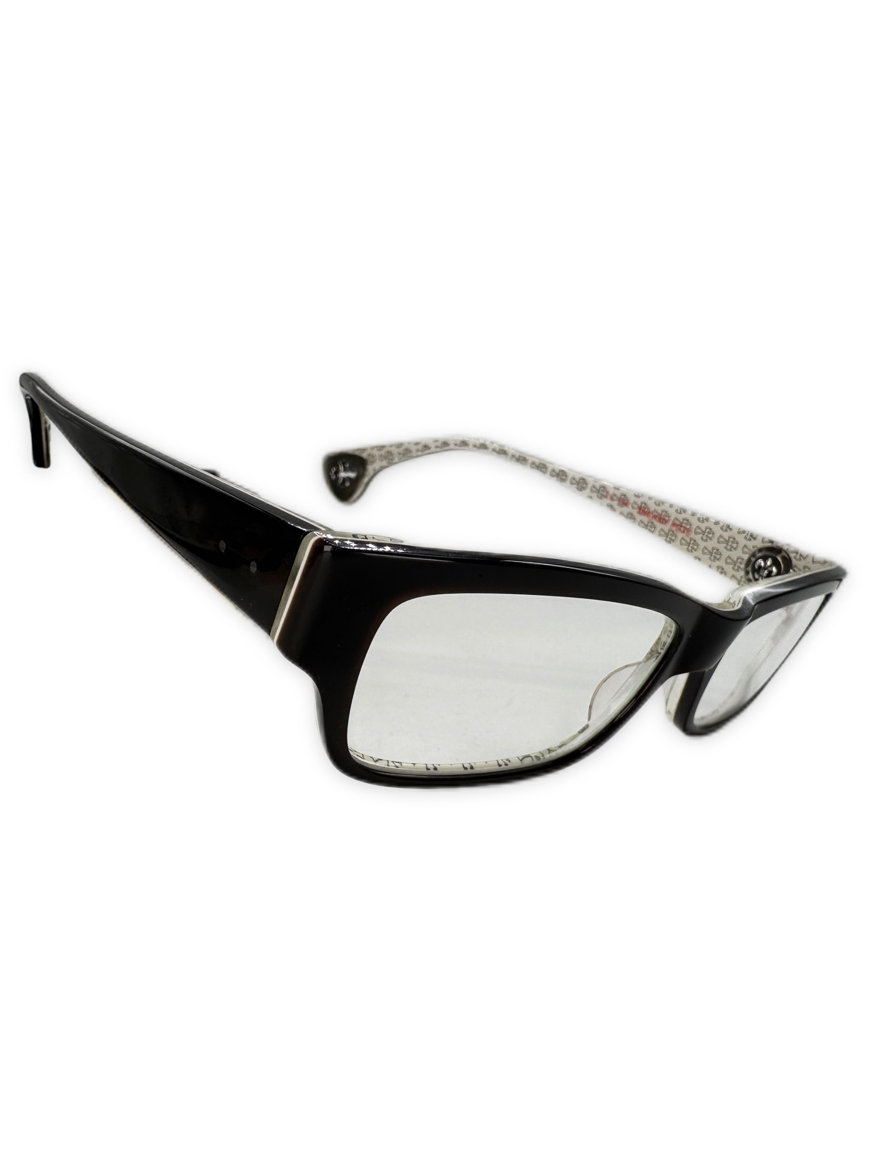 Chrome Hearts ‘Sneaky Pete’ Cross Monogram .925 Silver Glasses