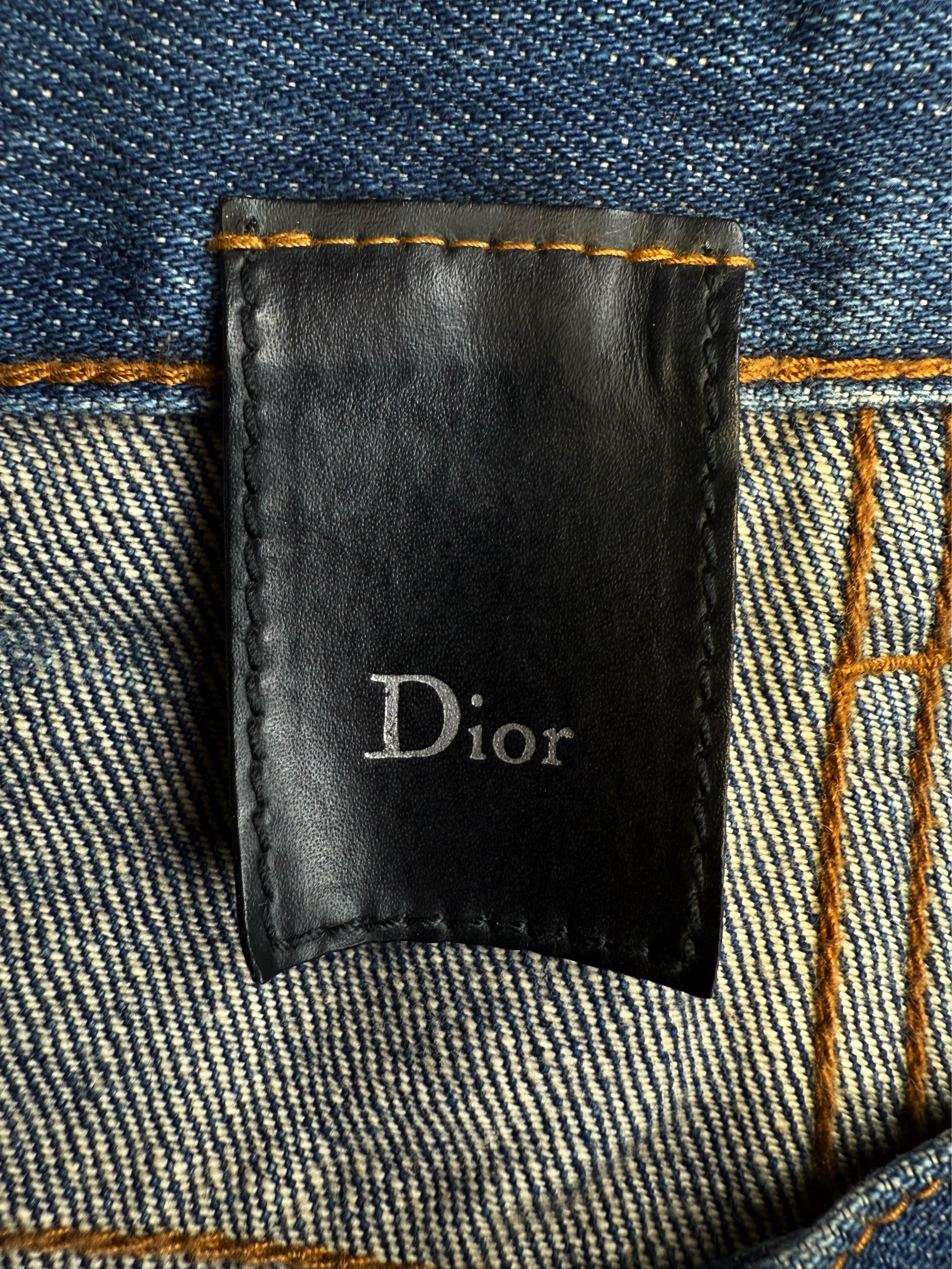 Dior Homme by Hedi Slimane Light Wash Blue Denim