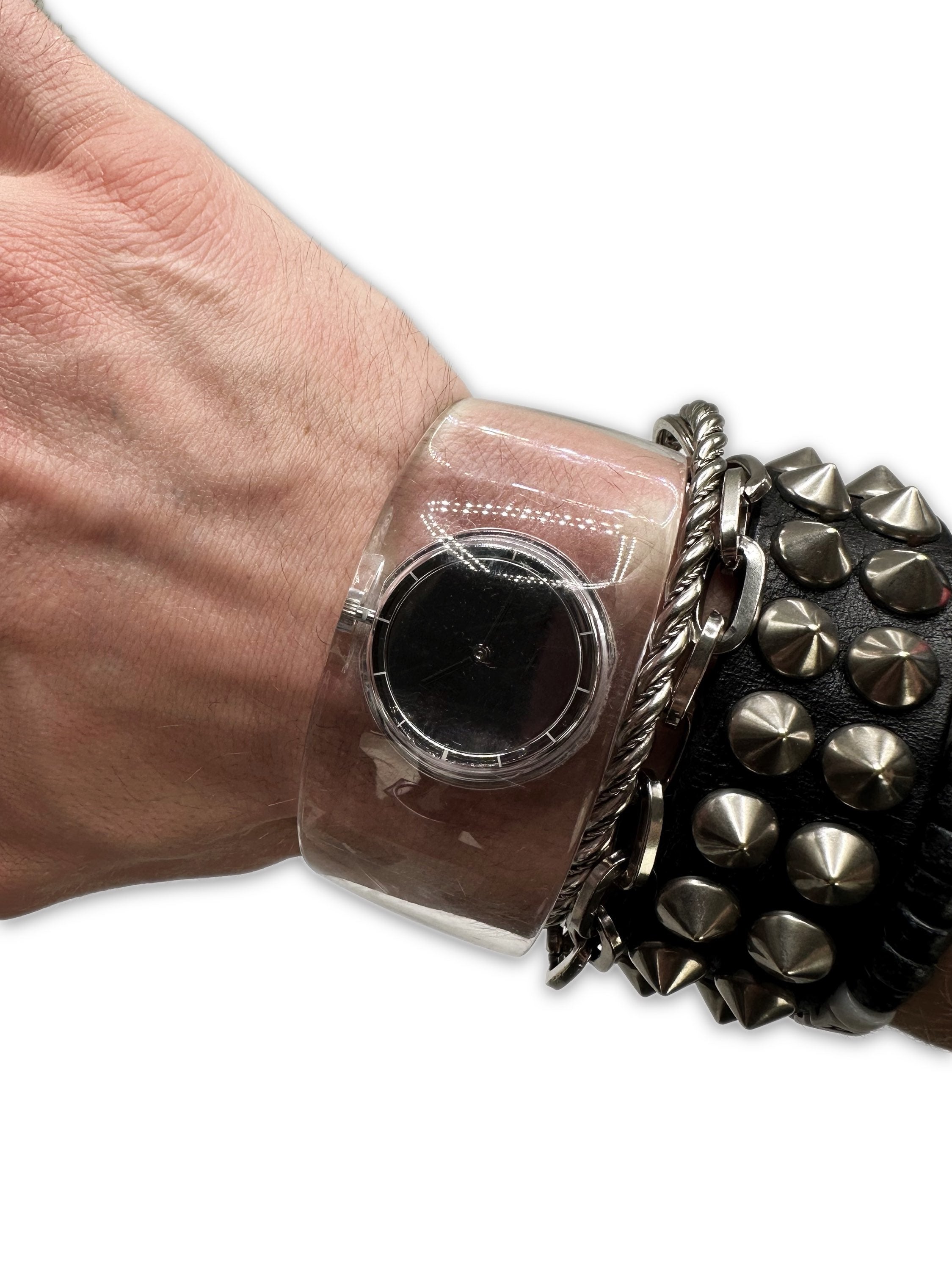 00s Issey Miyake by Tokujin Yoshioka x SEIKO Clear Wrist Watch