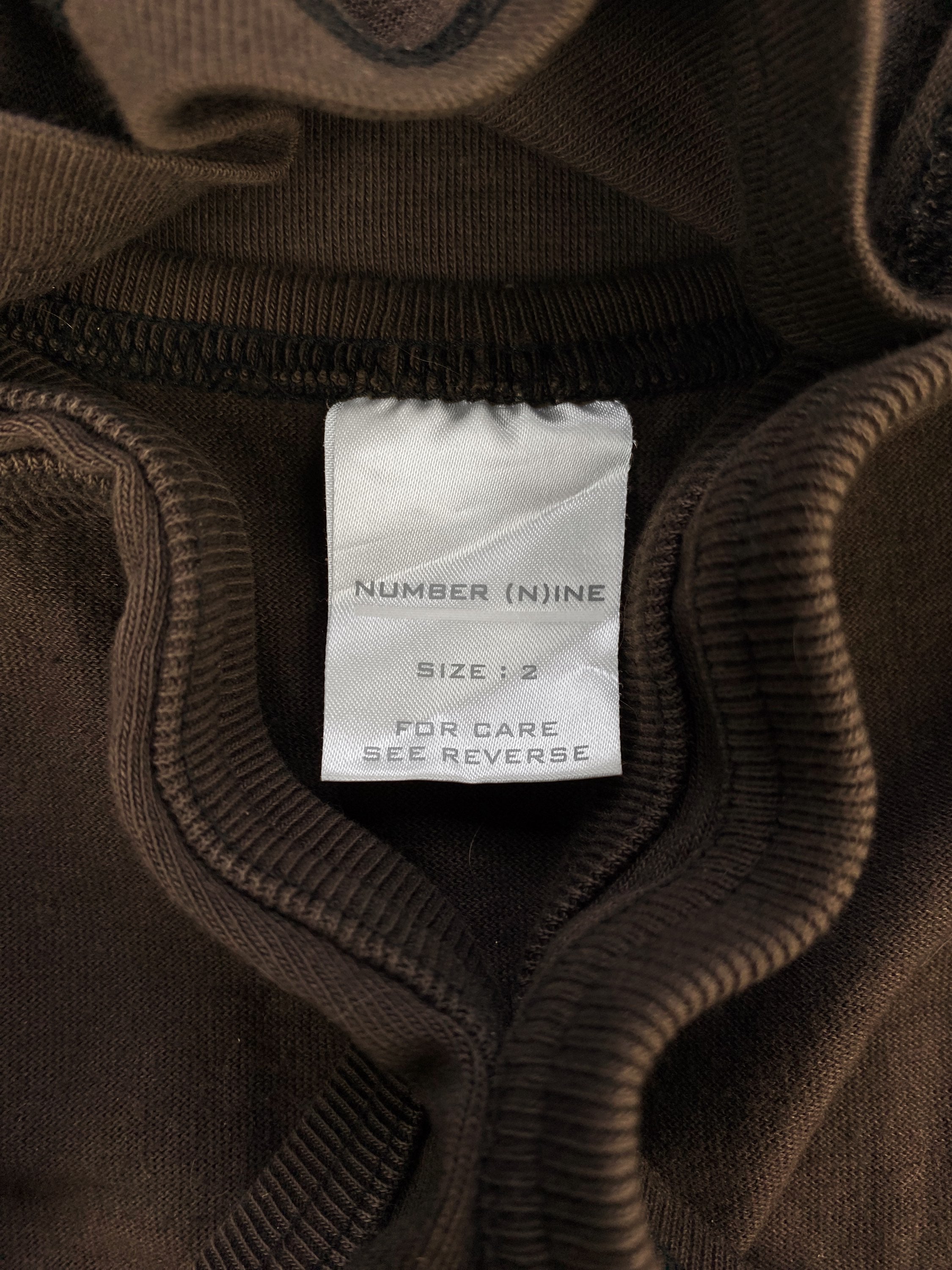 Number (N)ine Rustic Heavyweight Brown Tank-top