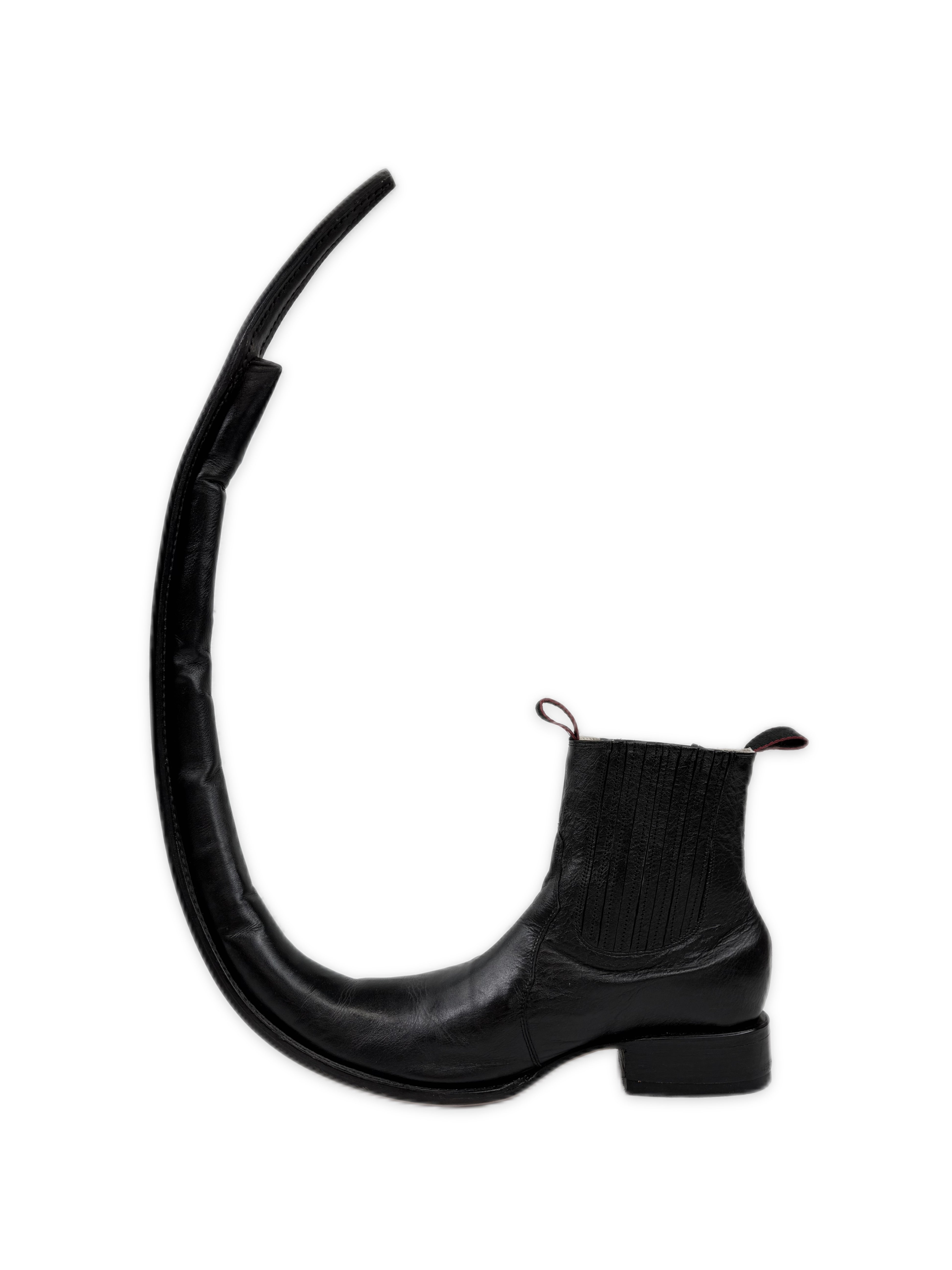 SS15 Comme des Garçons ‘Jugo’ Leather Pointed Boots