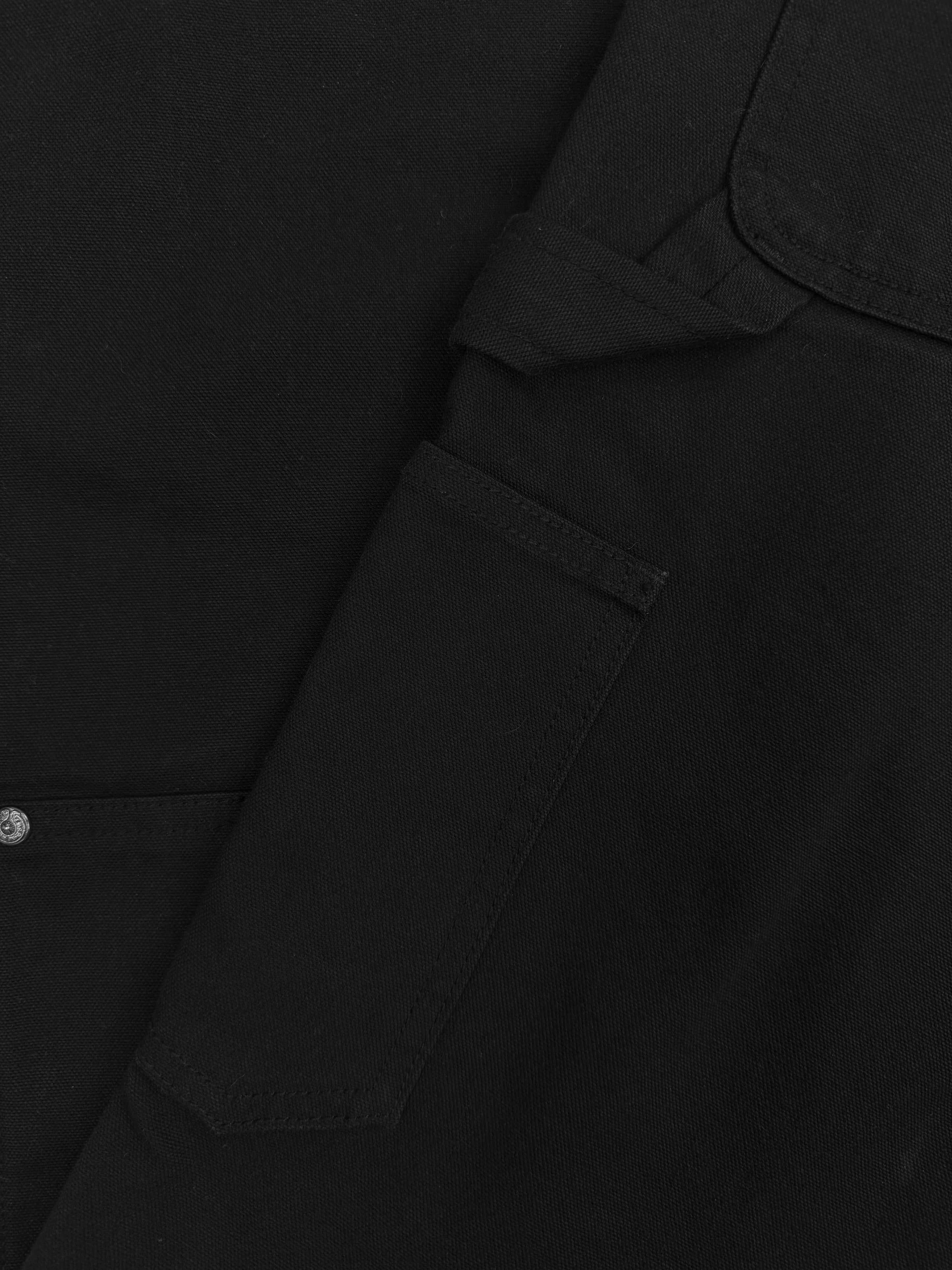 Chrome Hearts Double Knee Carpenter .925 Silver Black Denim Pants