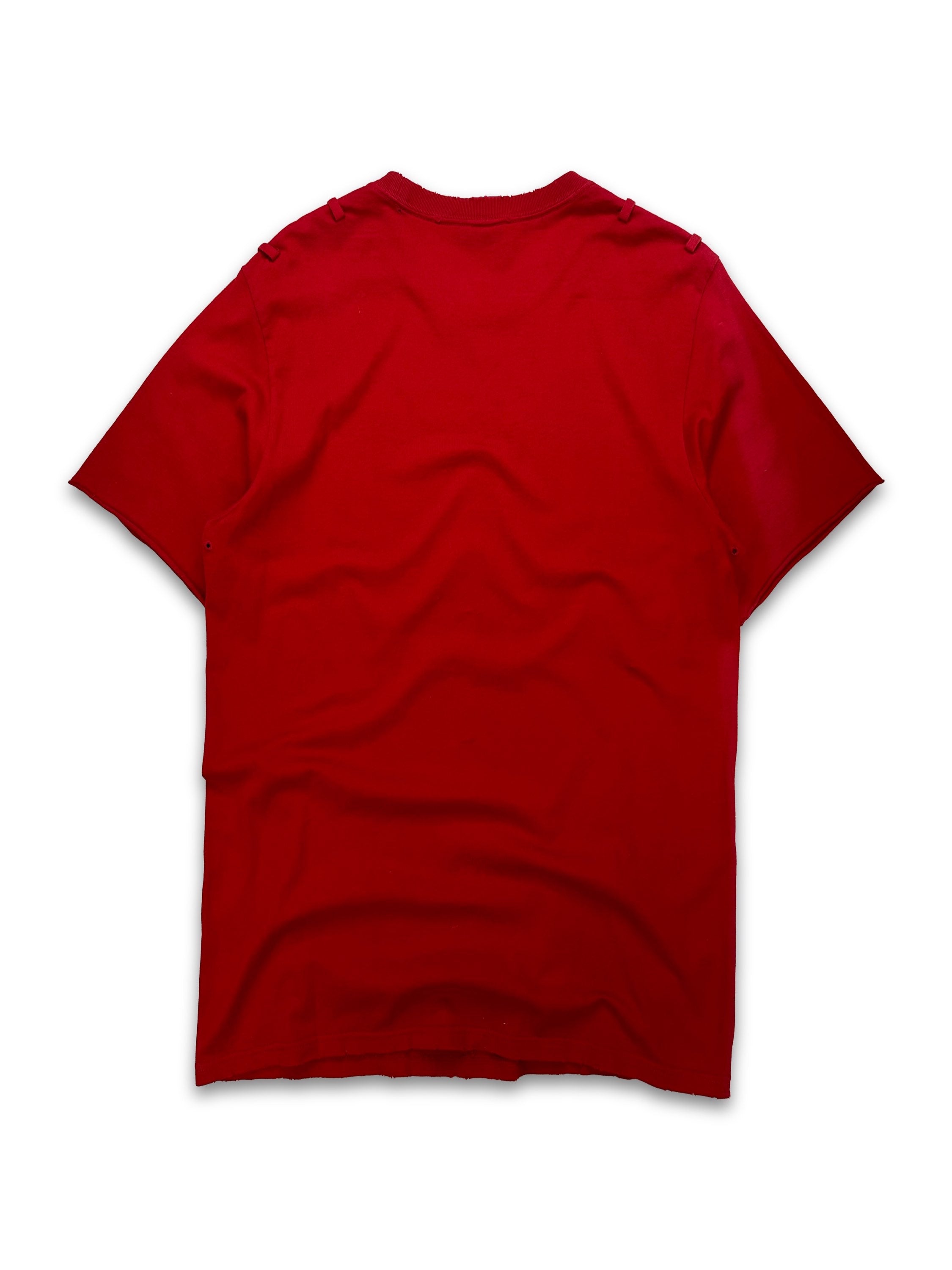 SS06 Number (N)ine ‘Don’t Fuck With Me’ Red Slogan T-Shirt