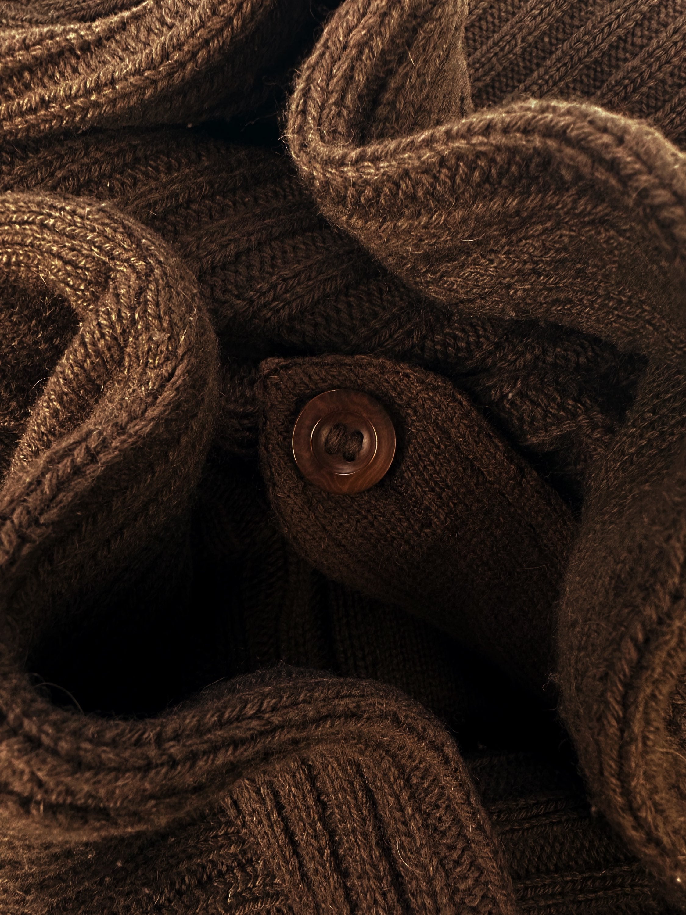 00s Dolce & Gabbana Sun Faded Brown Knitted Sweater