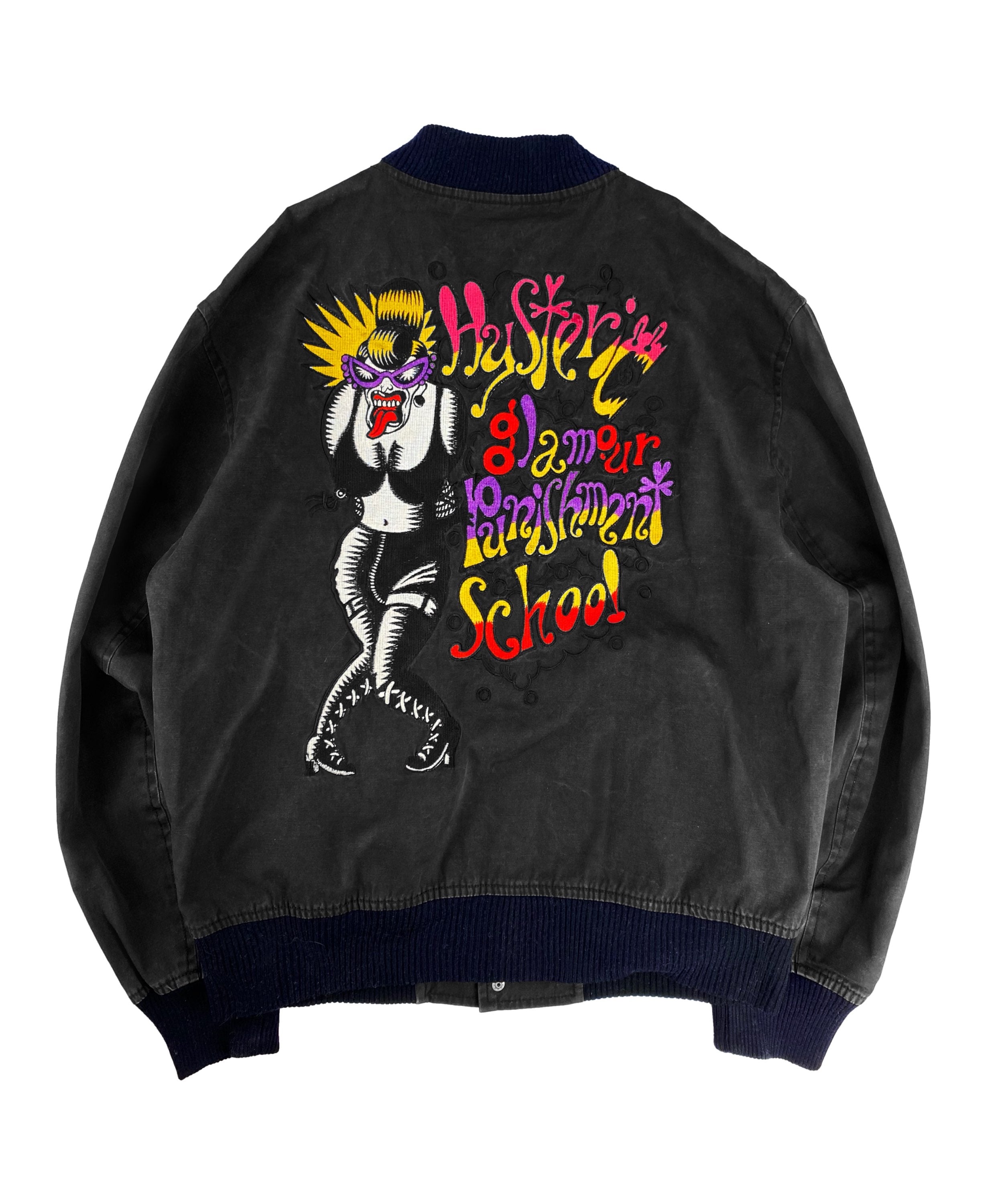 90s Hysteric Glamour ‘Pothead Punishment’ Ecstasy Bomber Jacket