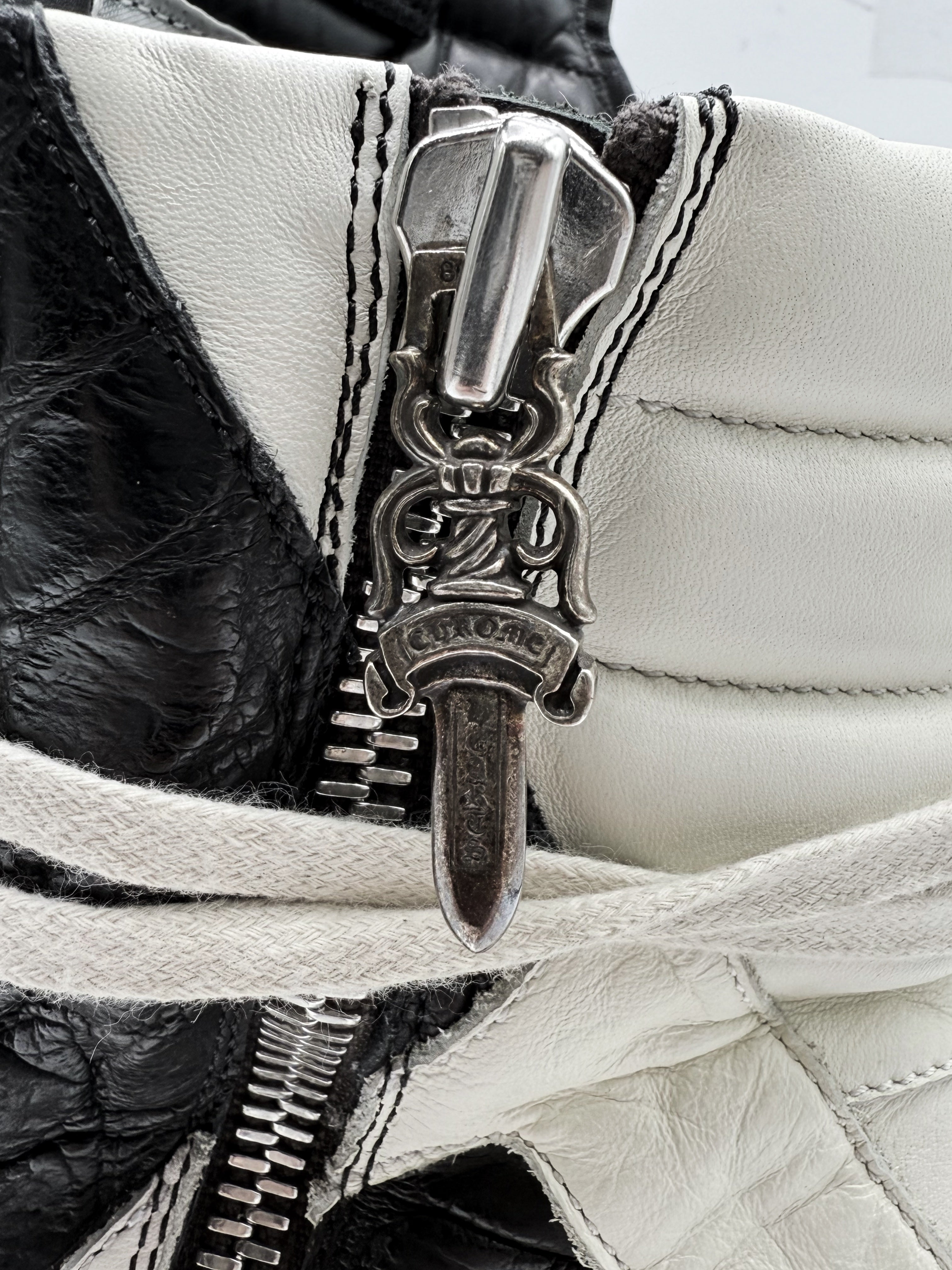 Chrome Hearts x Rick Owens 1/1 Crocodile Leather Geobasket Sneakersi