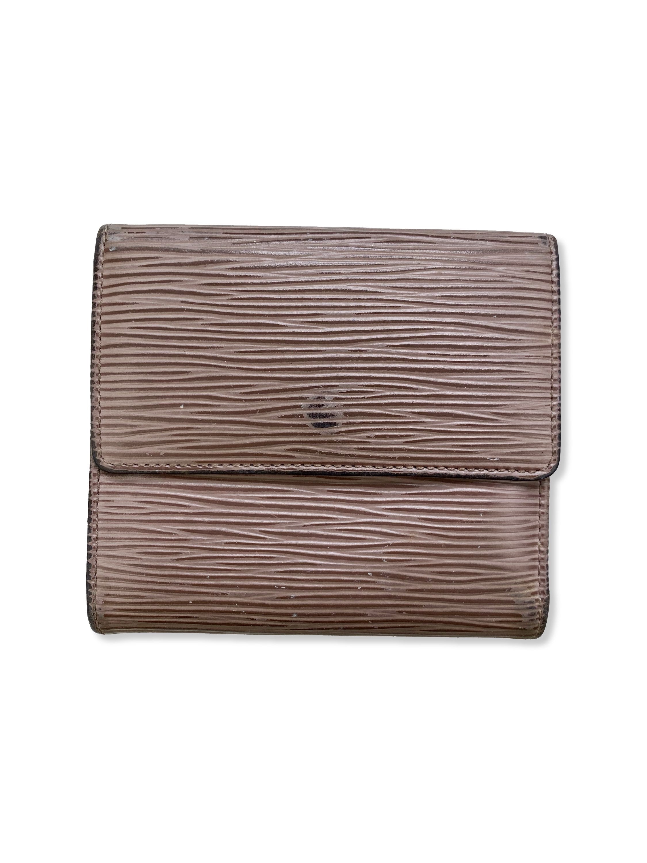Louis Vuitton Mocha Epi Trifold Wallet