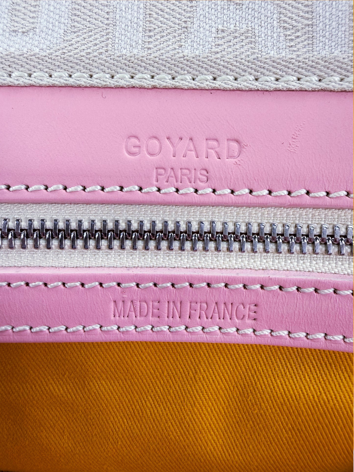 2008 Goyard 60 Sakura Baby Pink Japan Exclusive Croisière Leather Duffle Bag