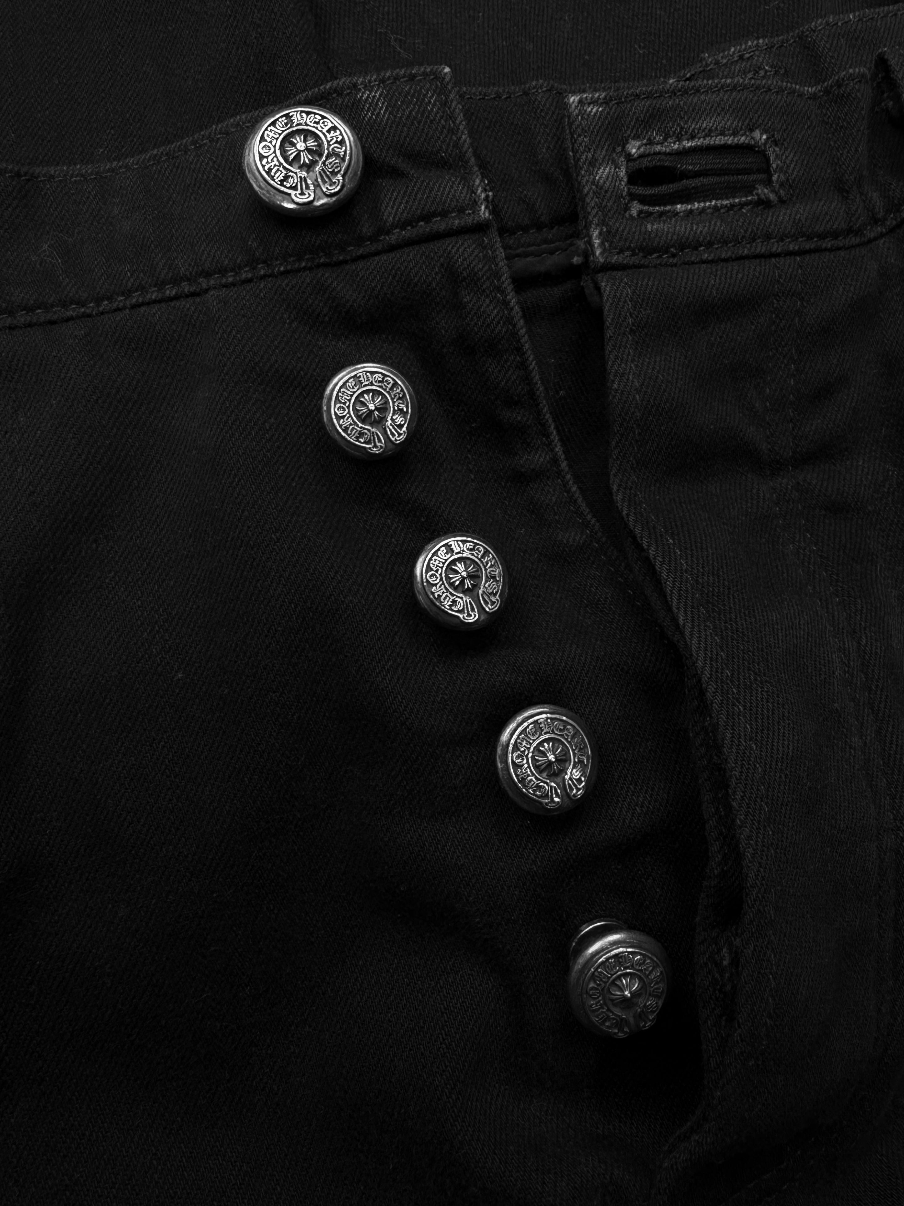 Chrome Hearts ‘Fatigue’ Baggy Multi Pocket Fleur Knee Cargo Pants