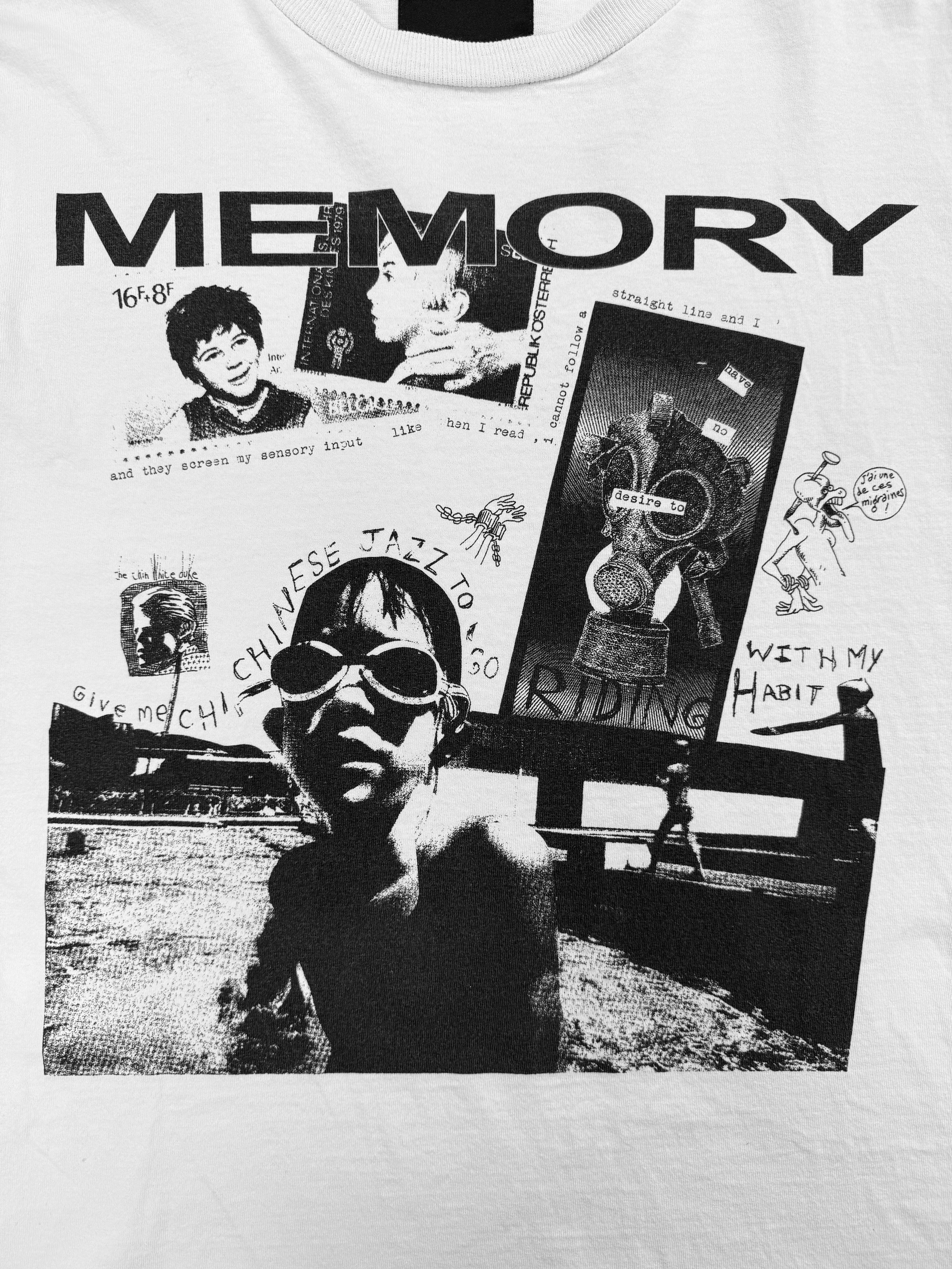 SS25 Enfants Riches Deprimes ‘Memory’ White Graphic T-Shirt