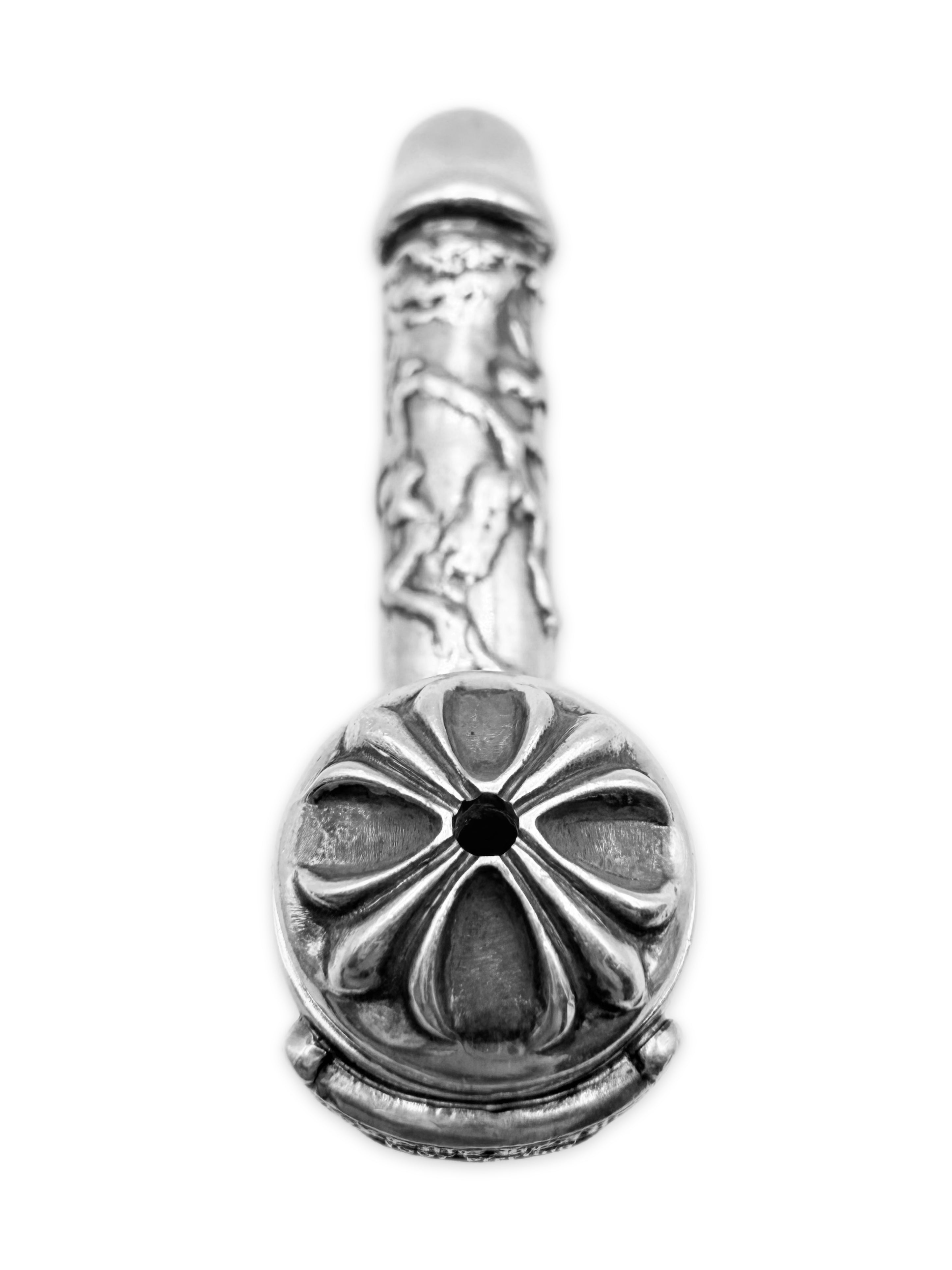 Chrome Hearts .925 Silver Dick / Penis Tobacco Pipe
