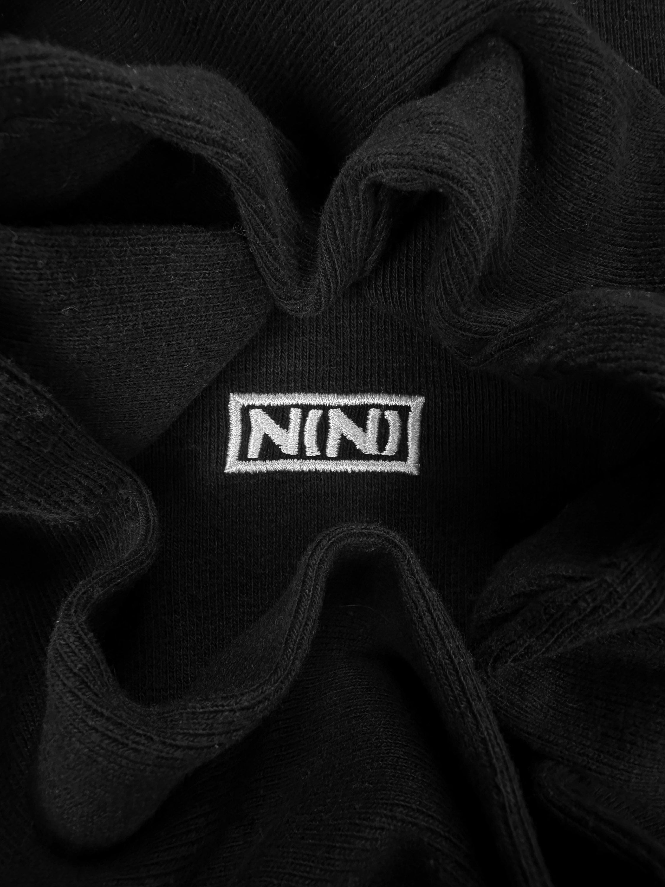 Number (N)ine Black Embroidered Logo Crewneck