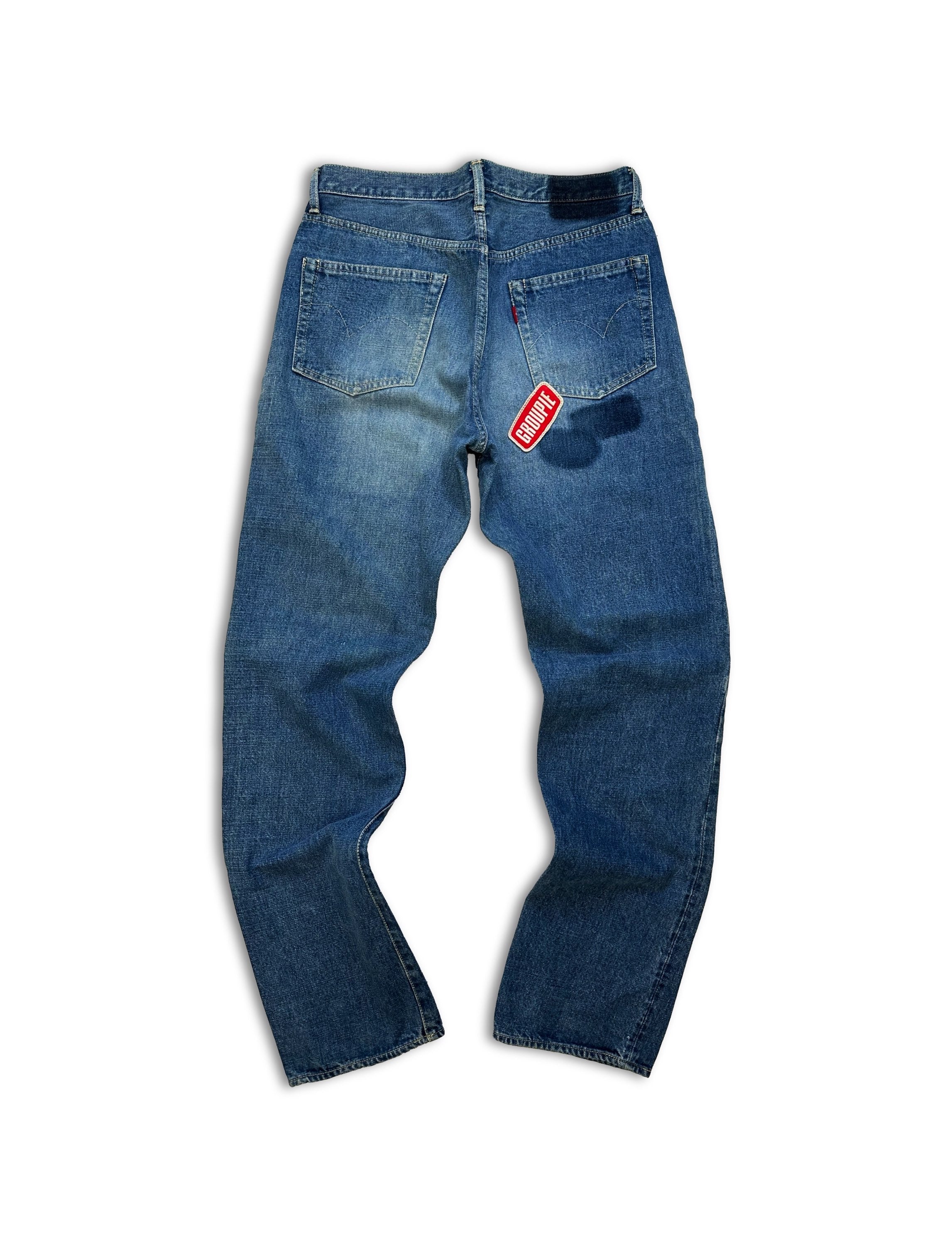 00s Hysteric Glamour ‘Groupie’ Patchwork Light Wash Bootcut Denim