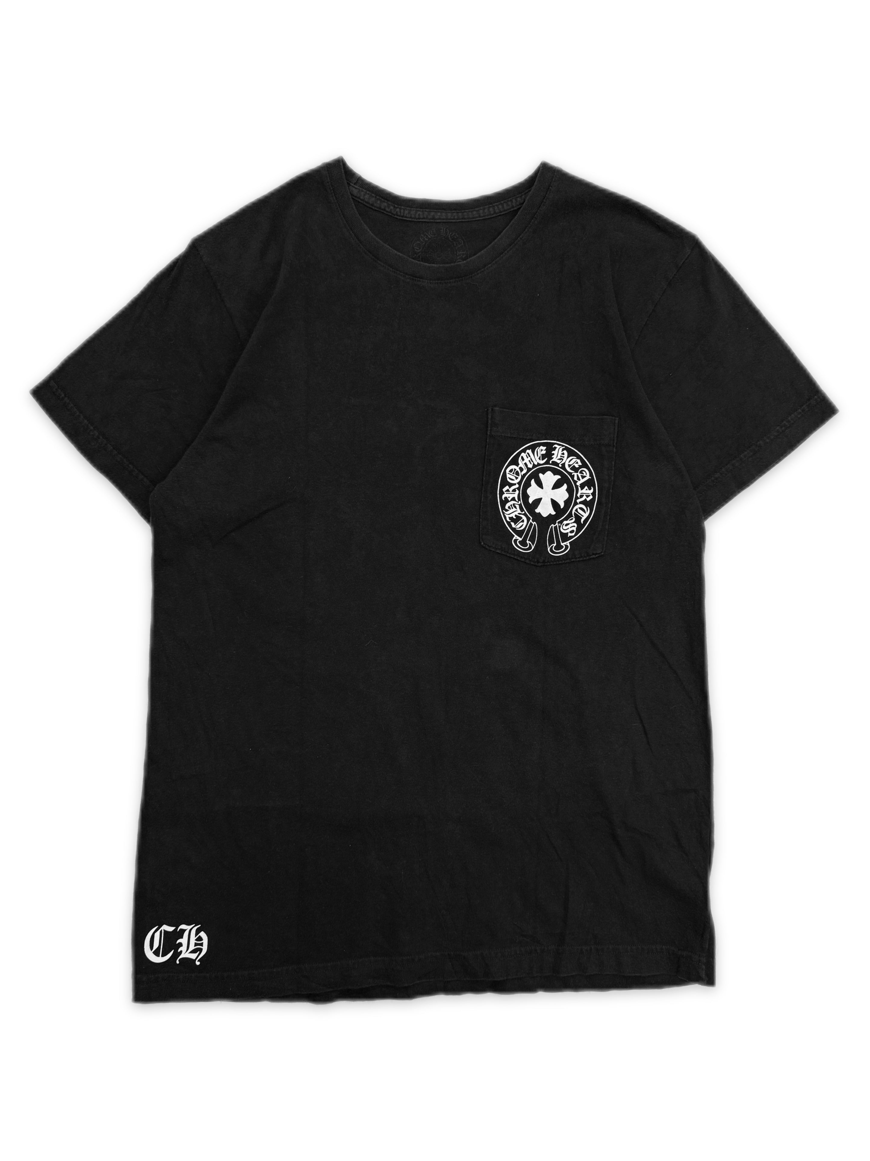 Chrome Hearts Hollywood Exclusive Eye Chart Black Script T-Shirt