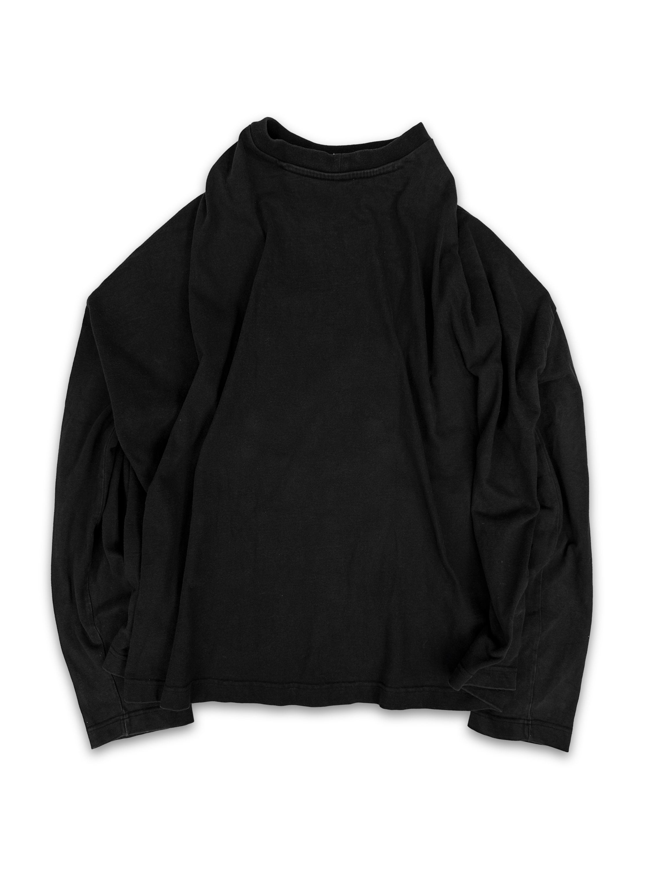 AW16 Vetements ‘Deformed’ Hunch Back Black Long Sleeve Shirt