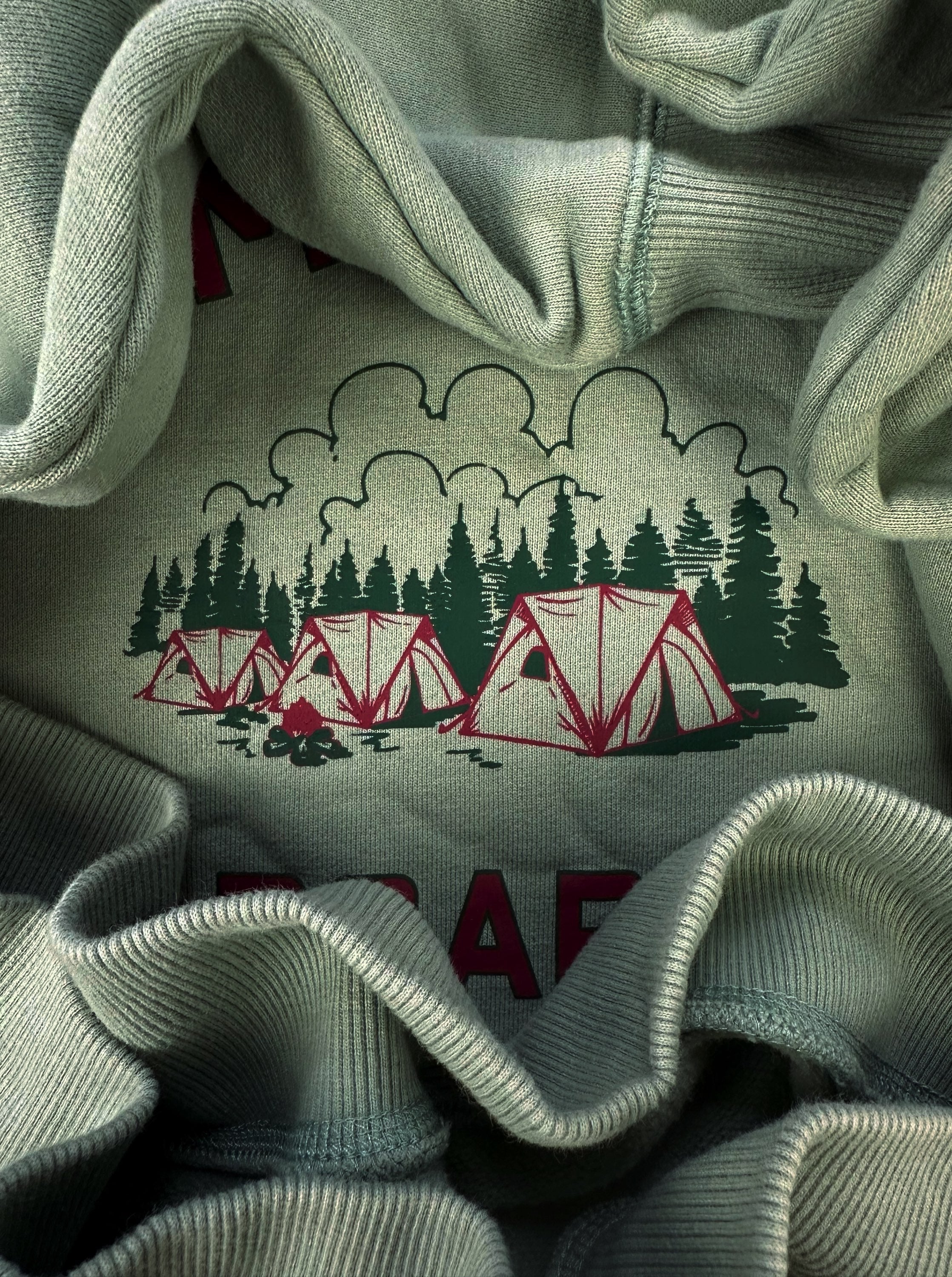 Roarguns Mint Green ‘Camp RRGS’ Heavyweight Crewneck