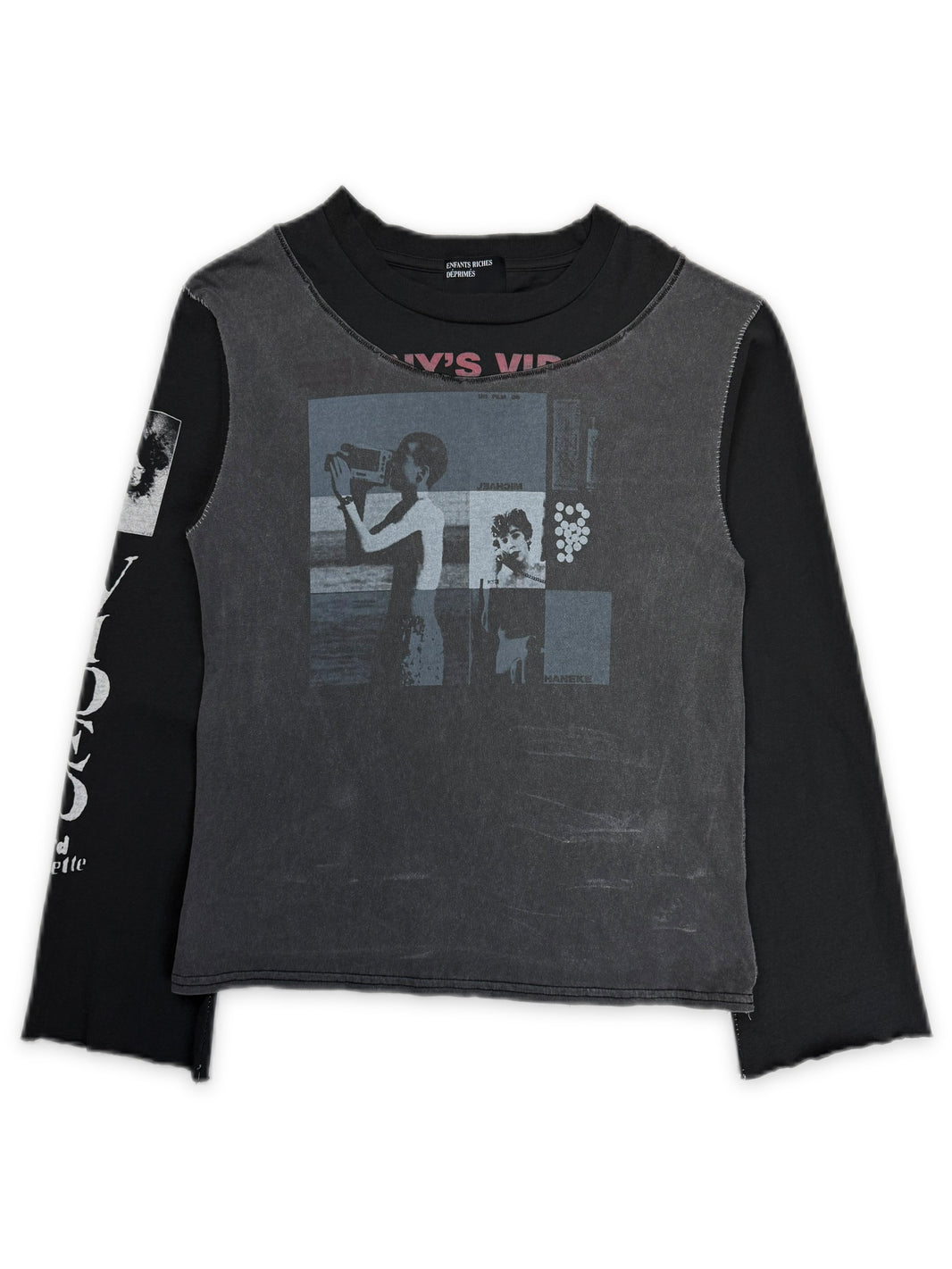 Enfants Riches Deprimes ‘Benny’s Video’ Michael Haneke Assemblage Long Sleeve