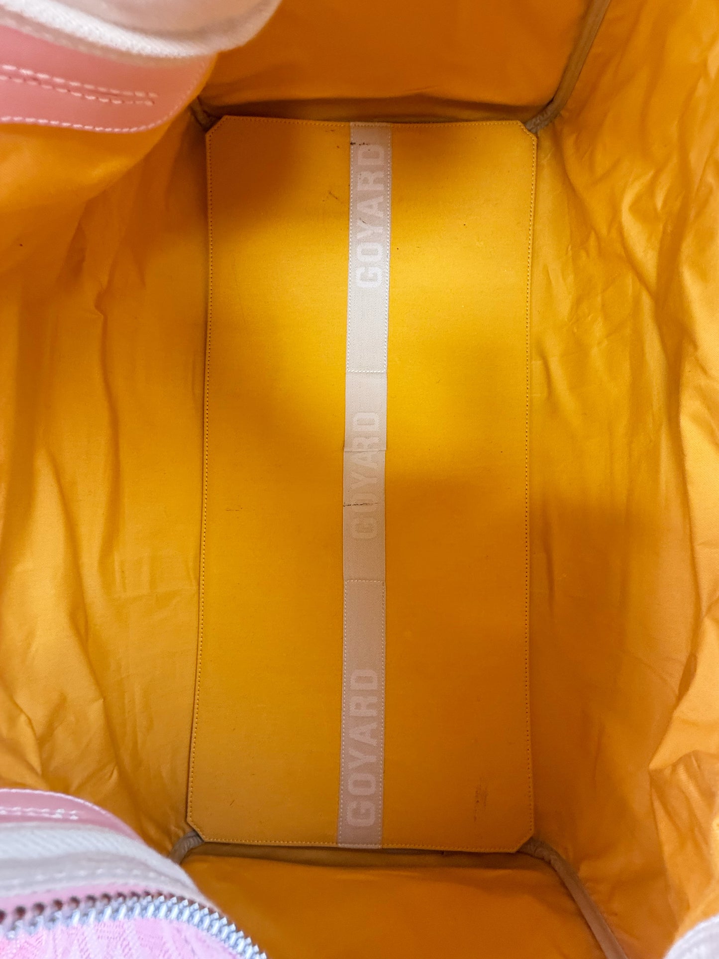 2008 Goyard 60 Sakura Baby Pink Japan Exclusive Croisière Leather Duffle Bag