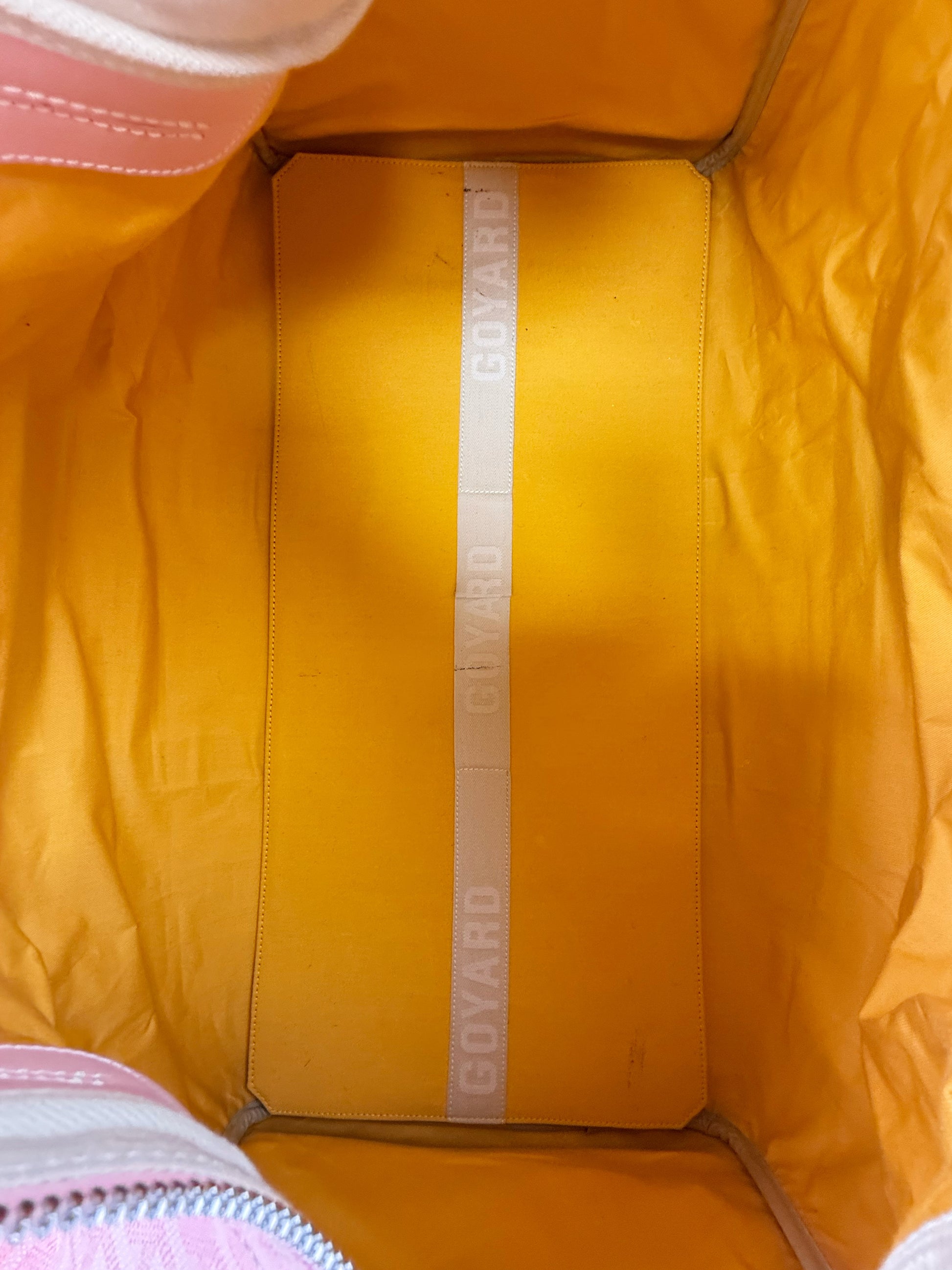 2008 Goyard 60 Sakura Baby Pink Japan Exclusive Croisière Leather Duffle Bag