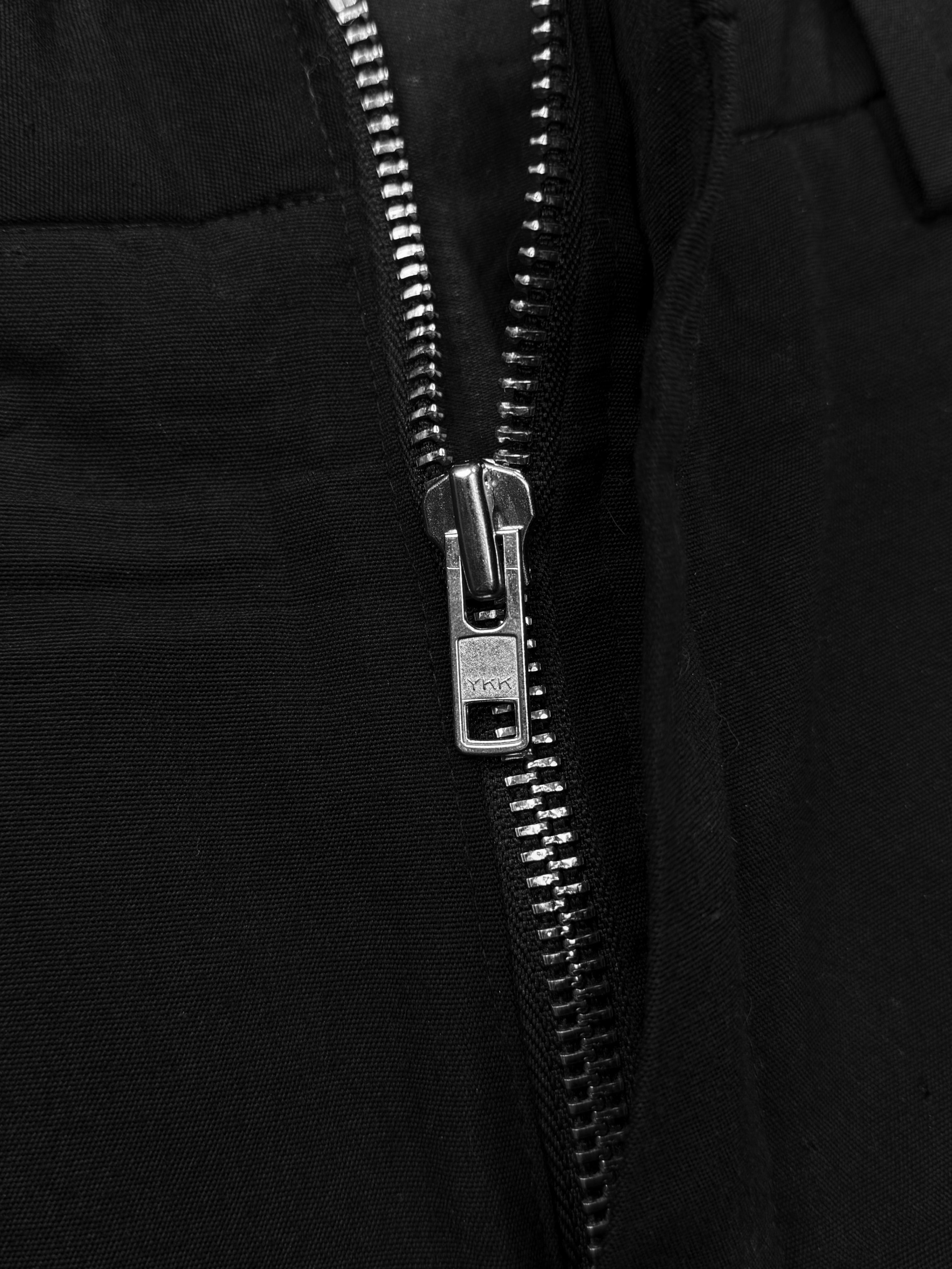 AW14 Deepti Zipper Fly Black P-035 Virgin Wool Pants