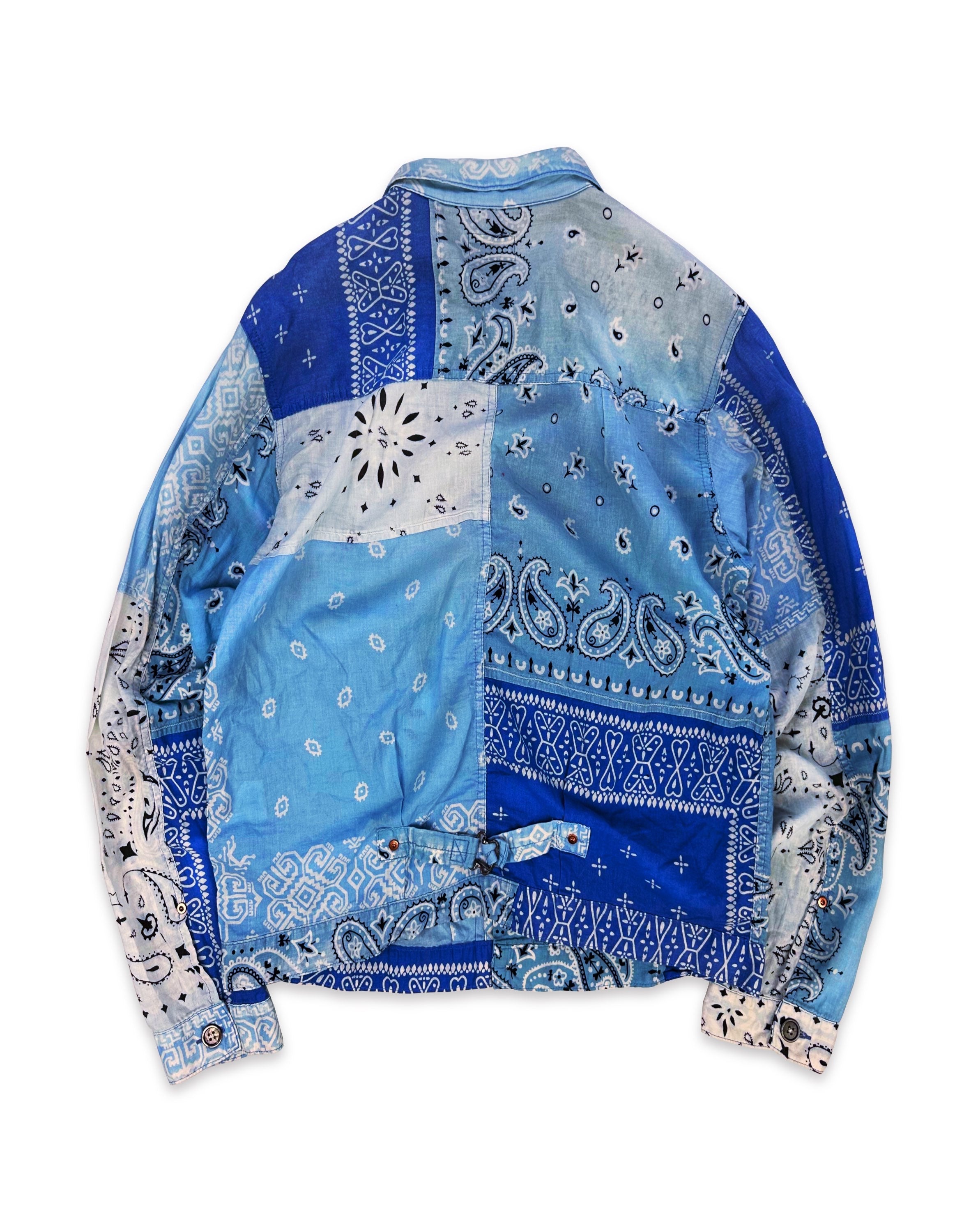 AW21 Kapital ‘Bandana’ Patchwork Paisley Collared Shirt