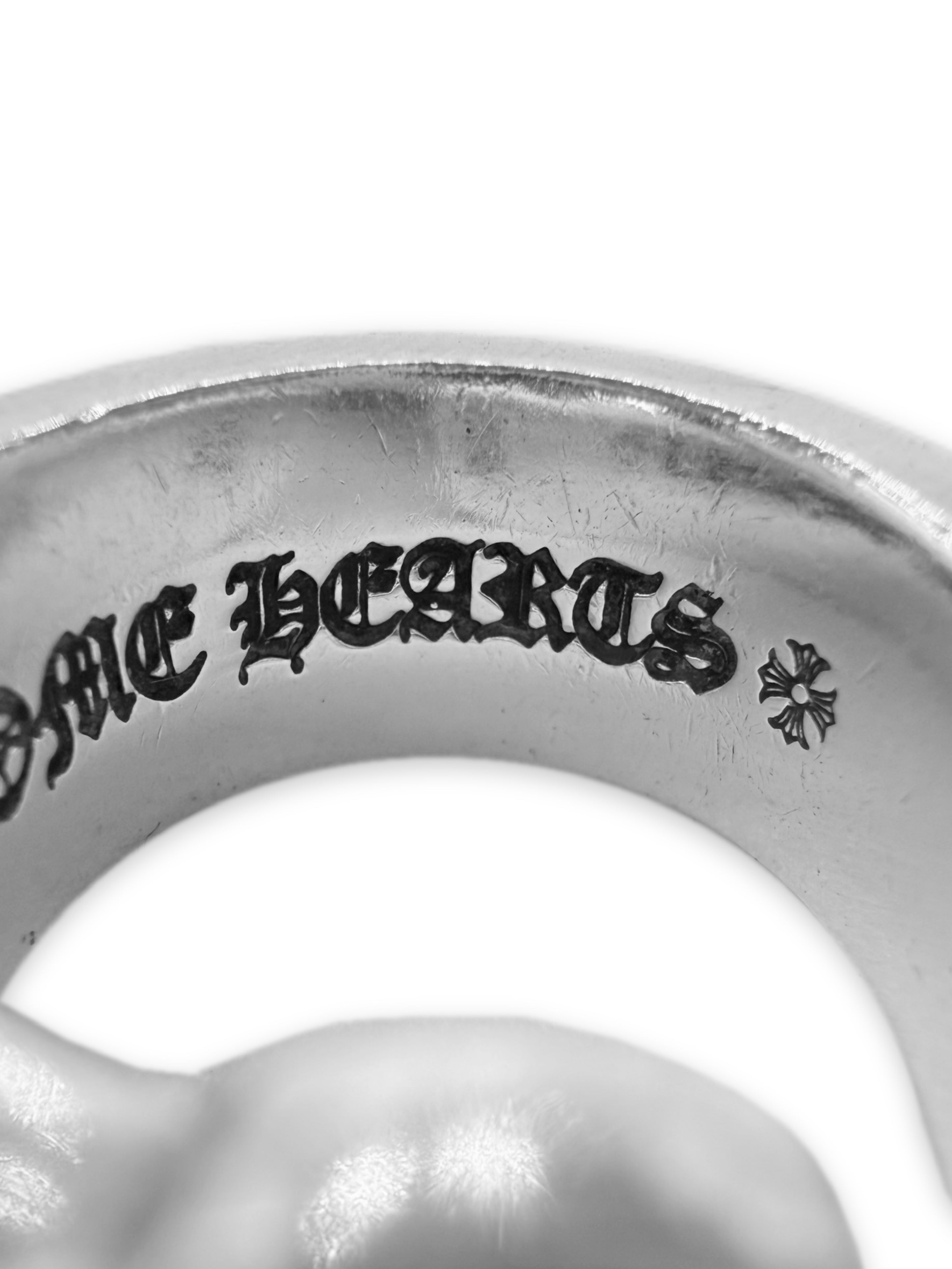Chrome Hearts ‘Scroll’ Spell Out .925 Silver Ring