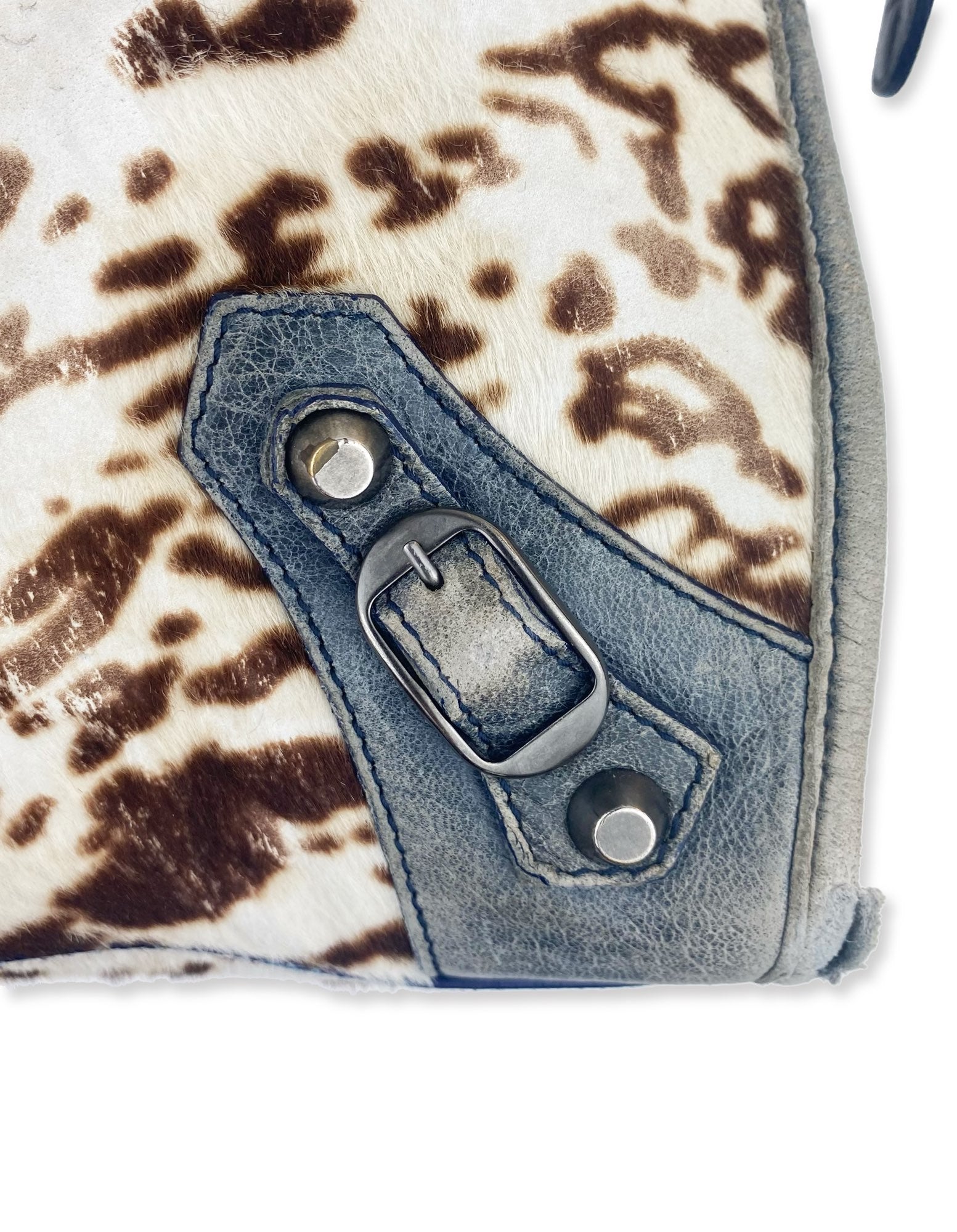 Balenciaga 10th Anniverary Cow Hide Full Size City Bag
