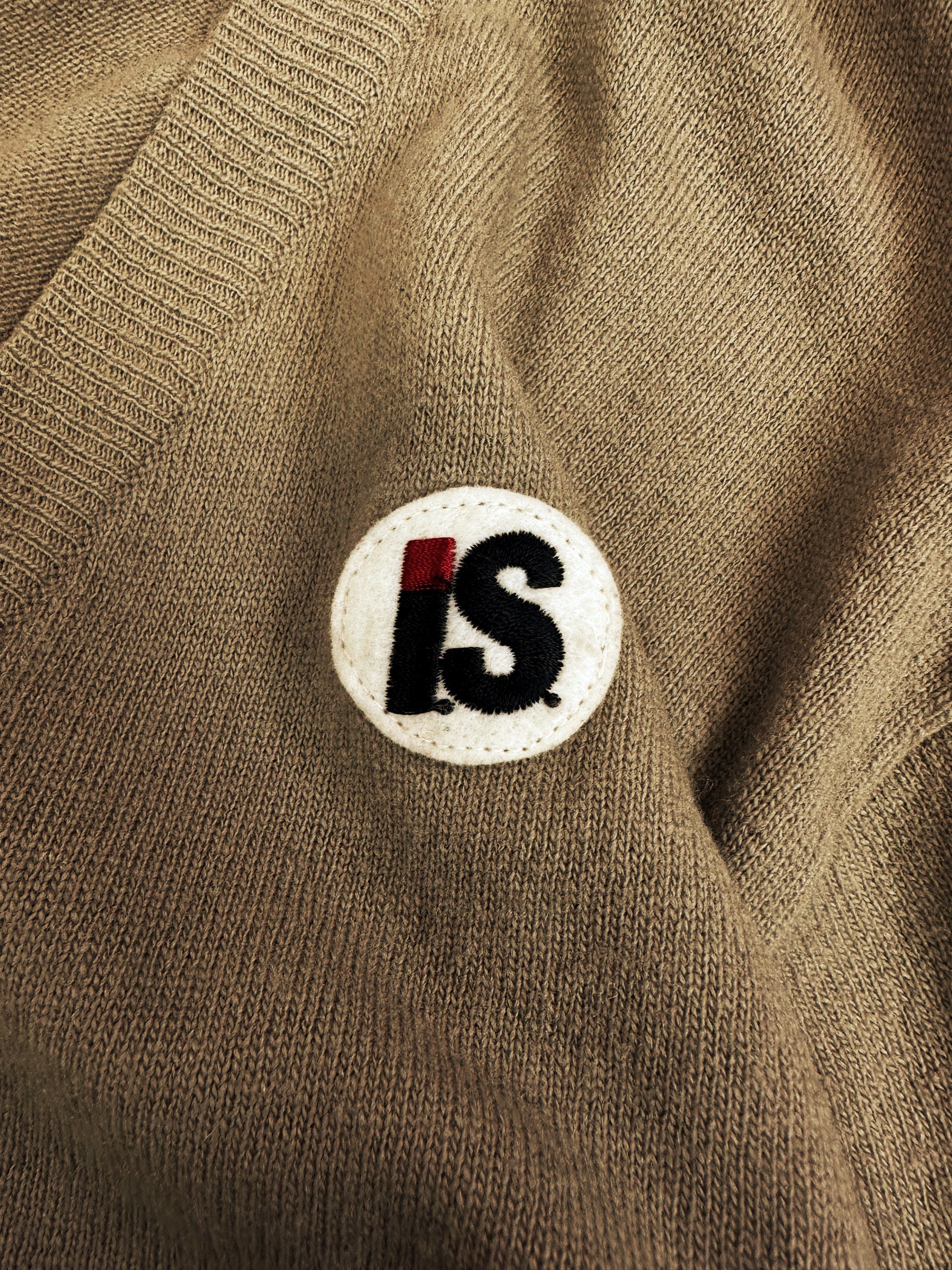 90s Issey Miyake I.S Sport Beige 5 Button Cardigan