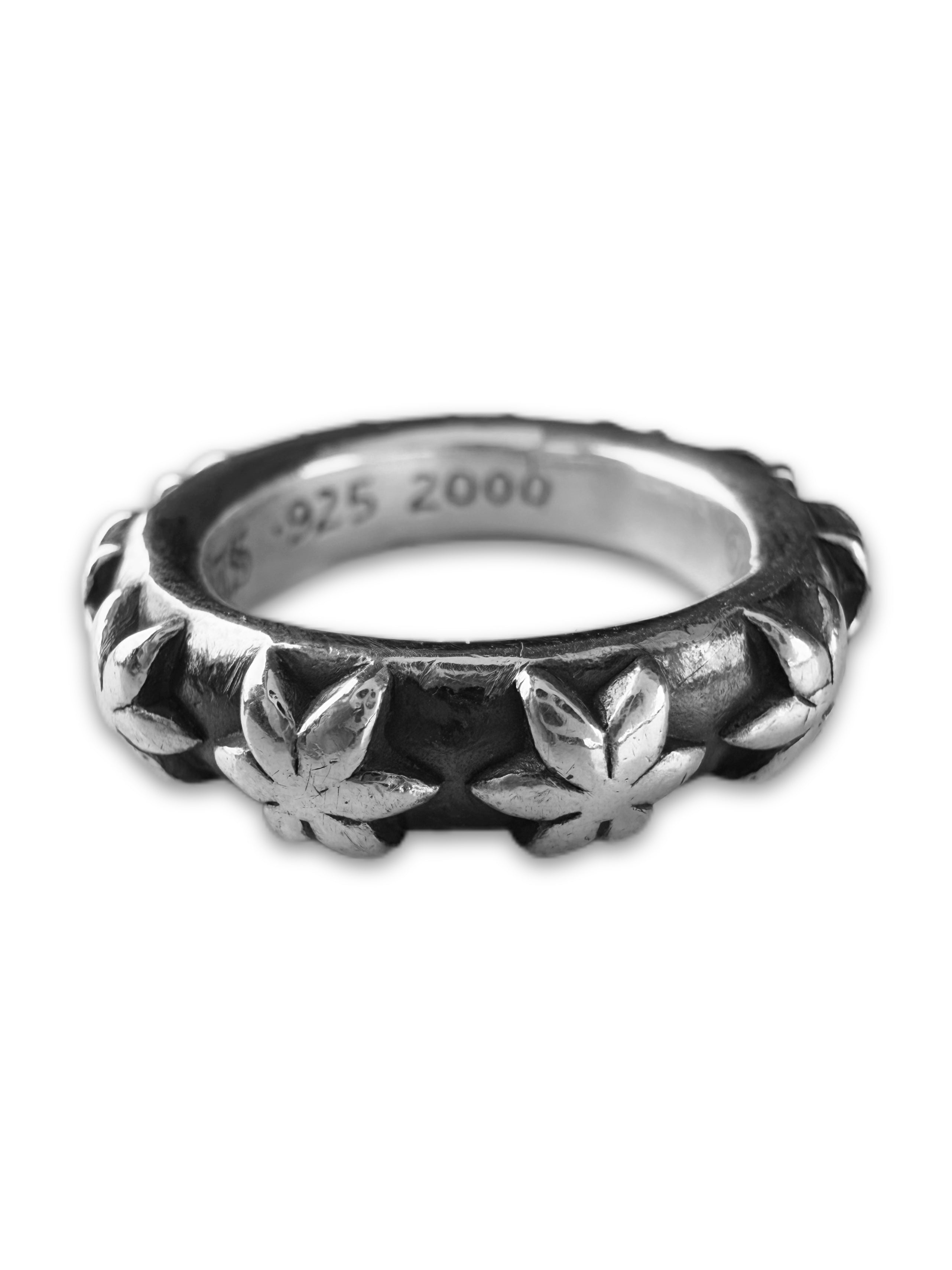 Chrome Hearts ‘Star’ .925 Silver Spacer Band Ring