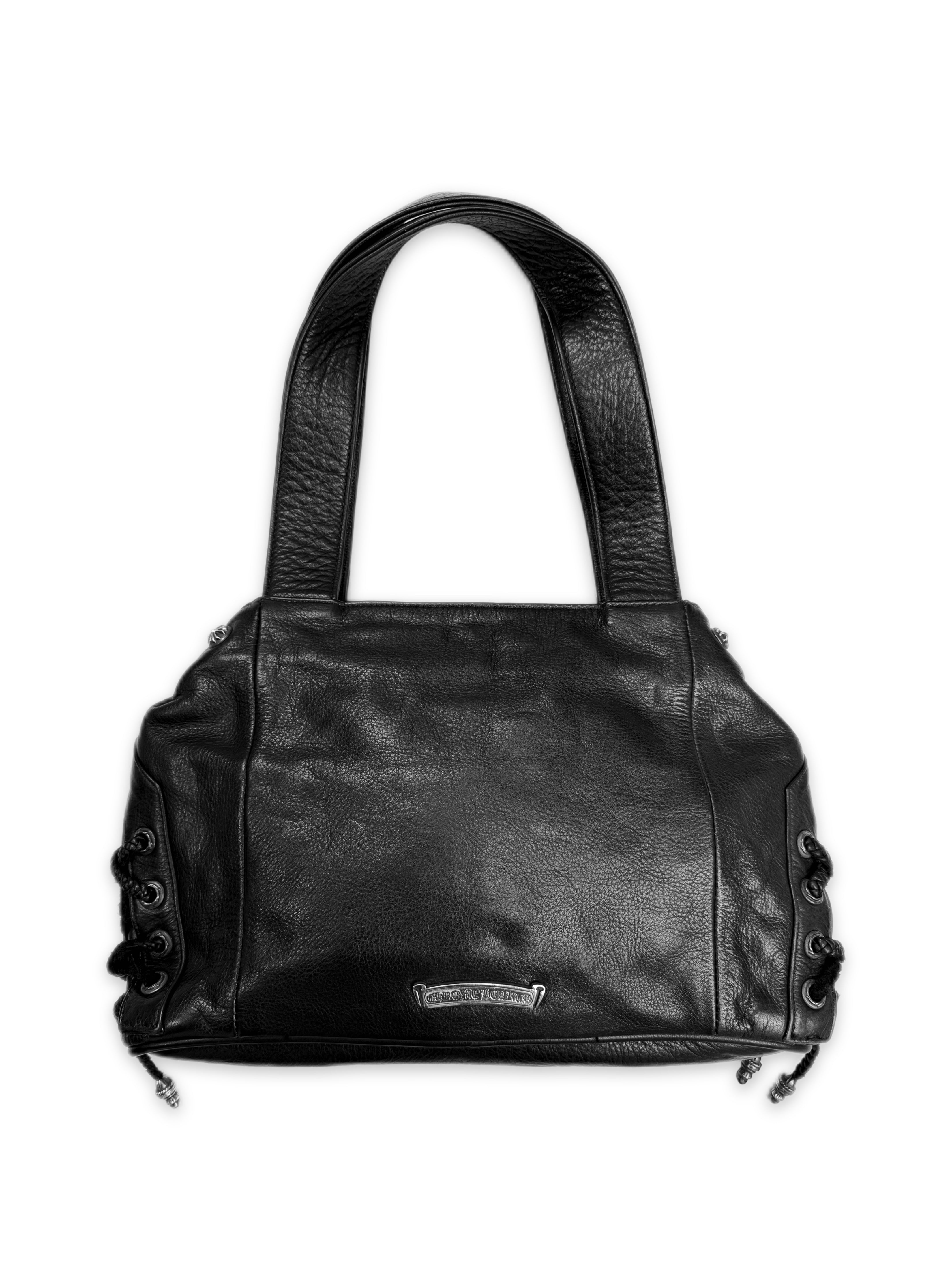 Chrome Hearts JJ Dean Large Leather Roller Hand Bag Purse