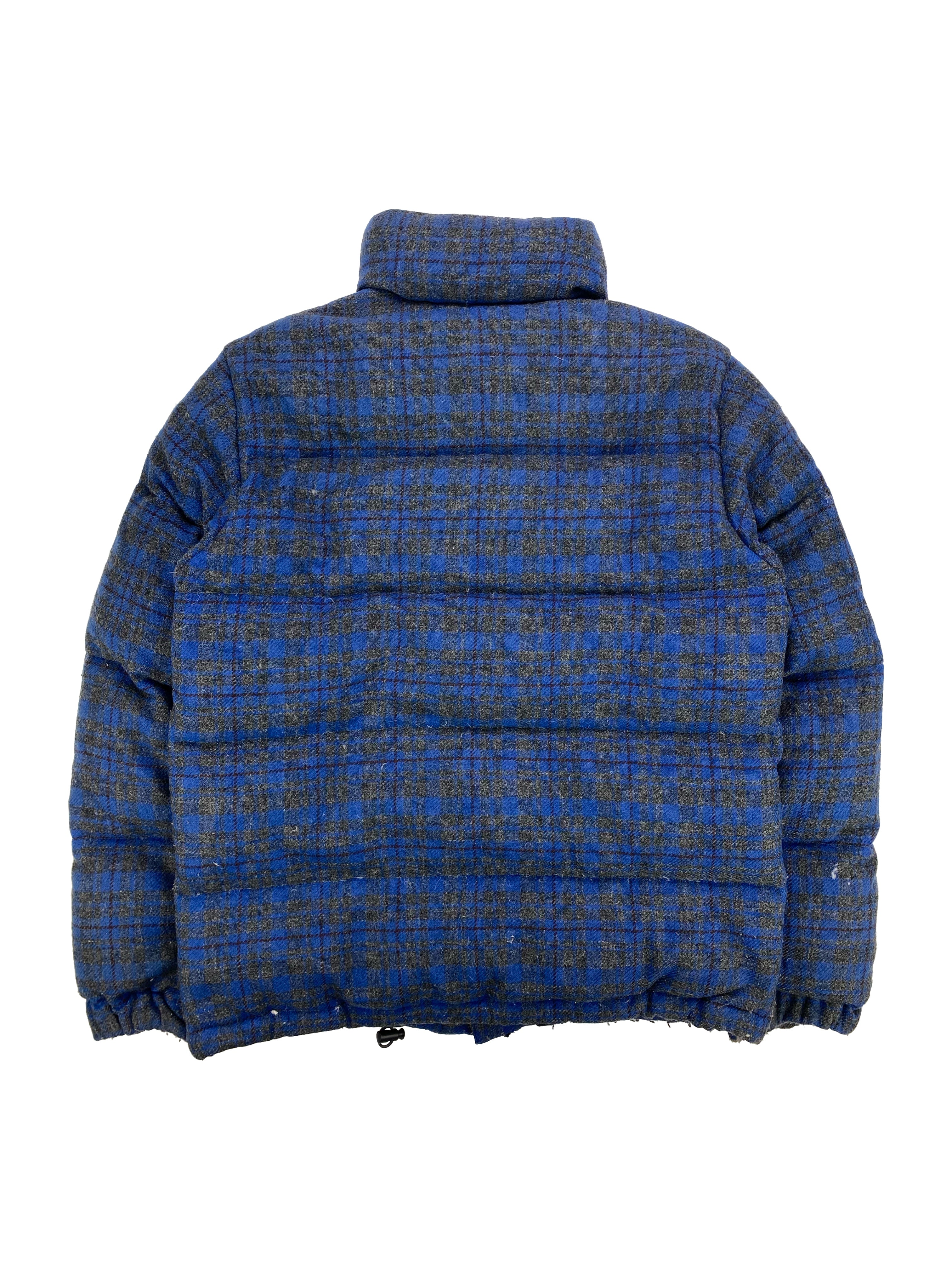 AW05 Junya Watanabe X Moncler Plaid Down Fill Puffer Jacket