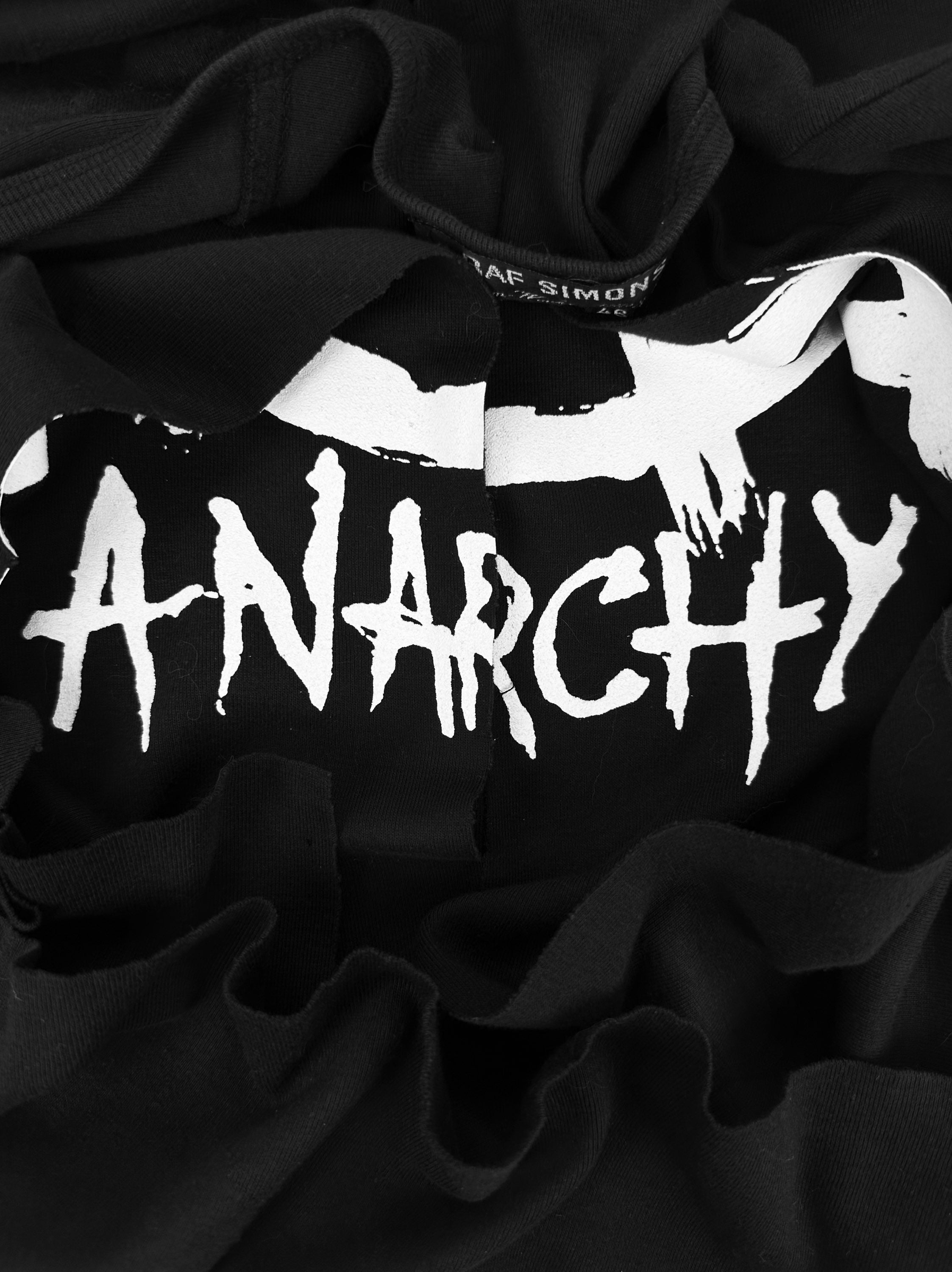 AW98 Raf Simons ‘Anarchy’ Motif Radioactivity Split Vest