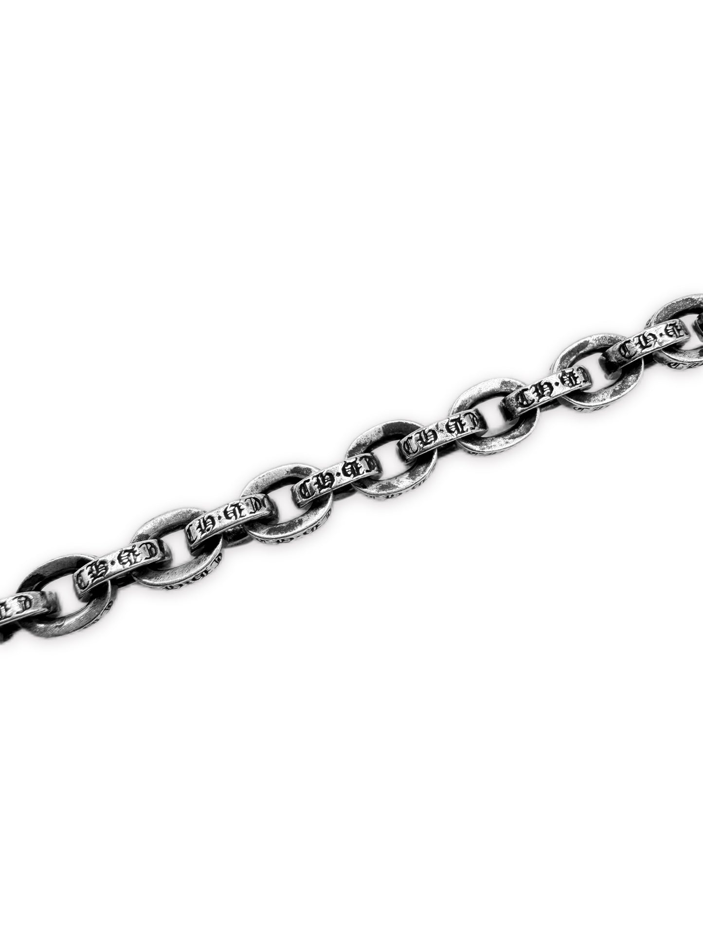 Chrome Hearts 7 in Paper Chain .925 Silver Bracelet