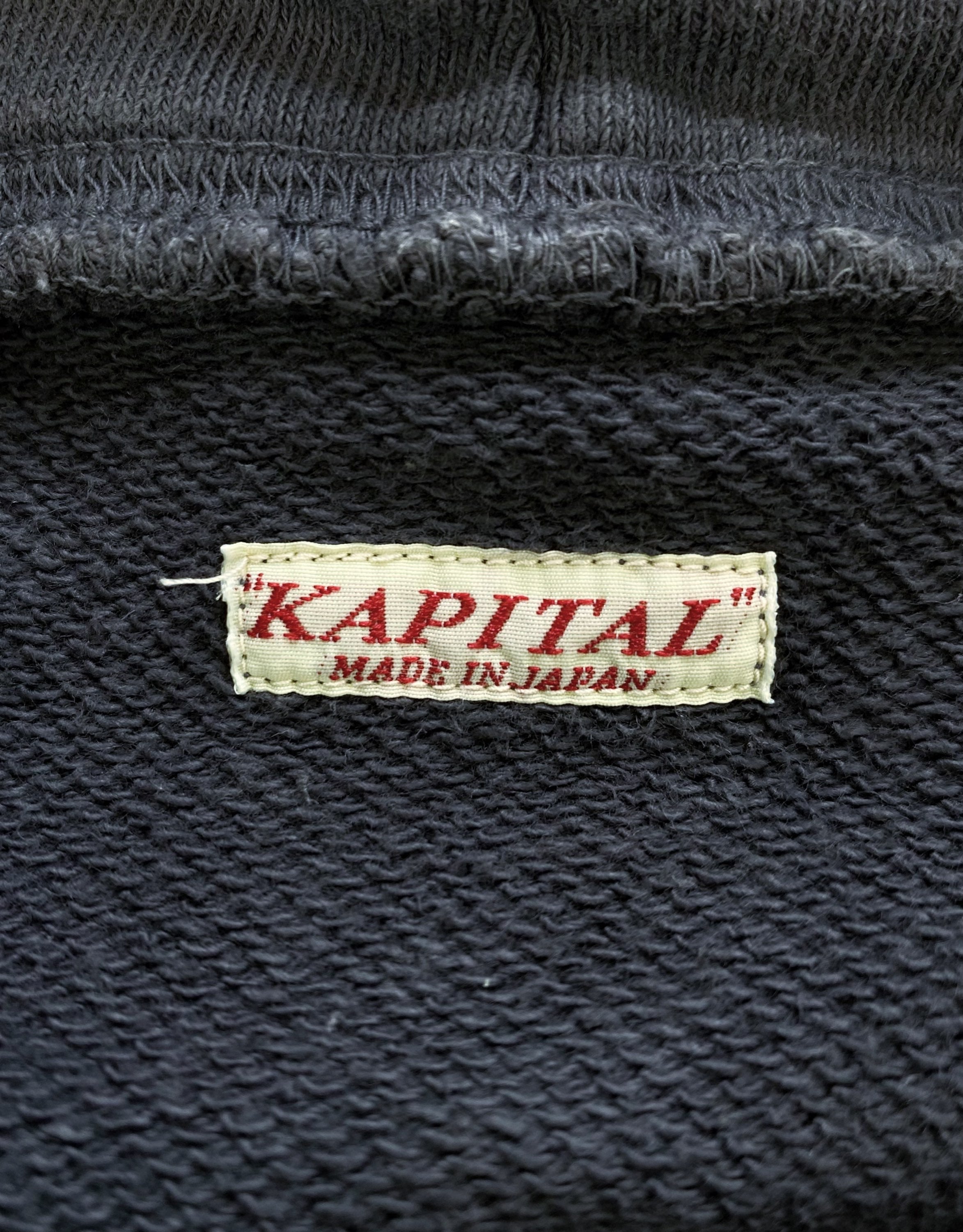 FW19 Kapital “Surf” Buttoned Hood Heavyweight Hoodie