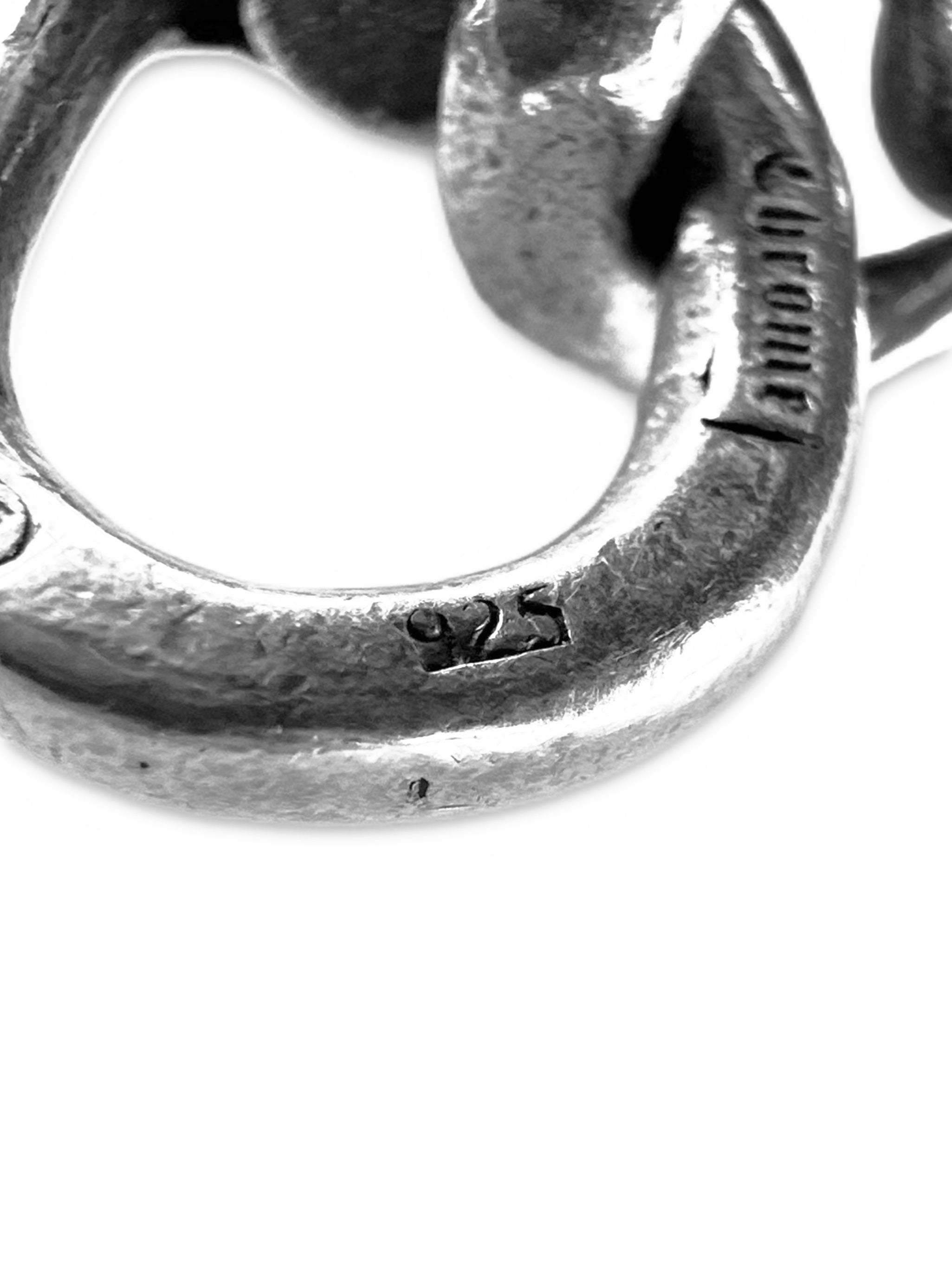 Chrome Hearts 15.5 in Double Lobster Clasp Cuban Link Wallet Chain.