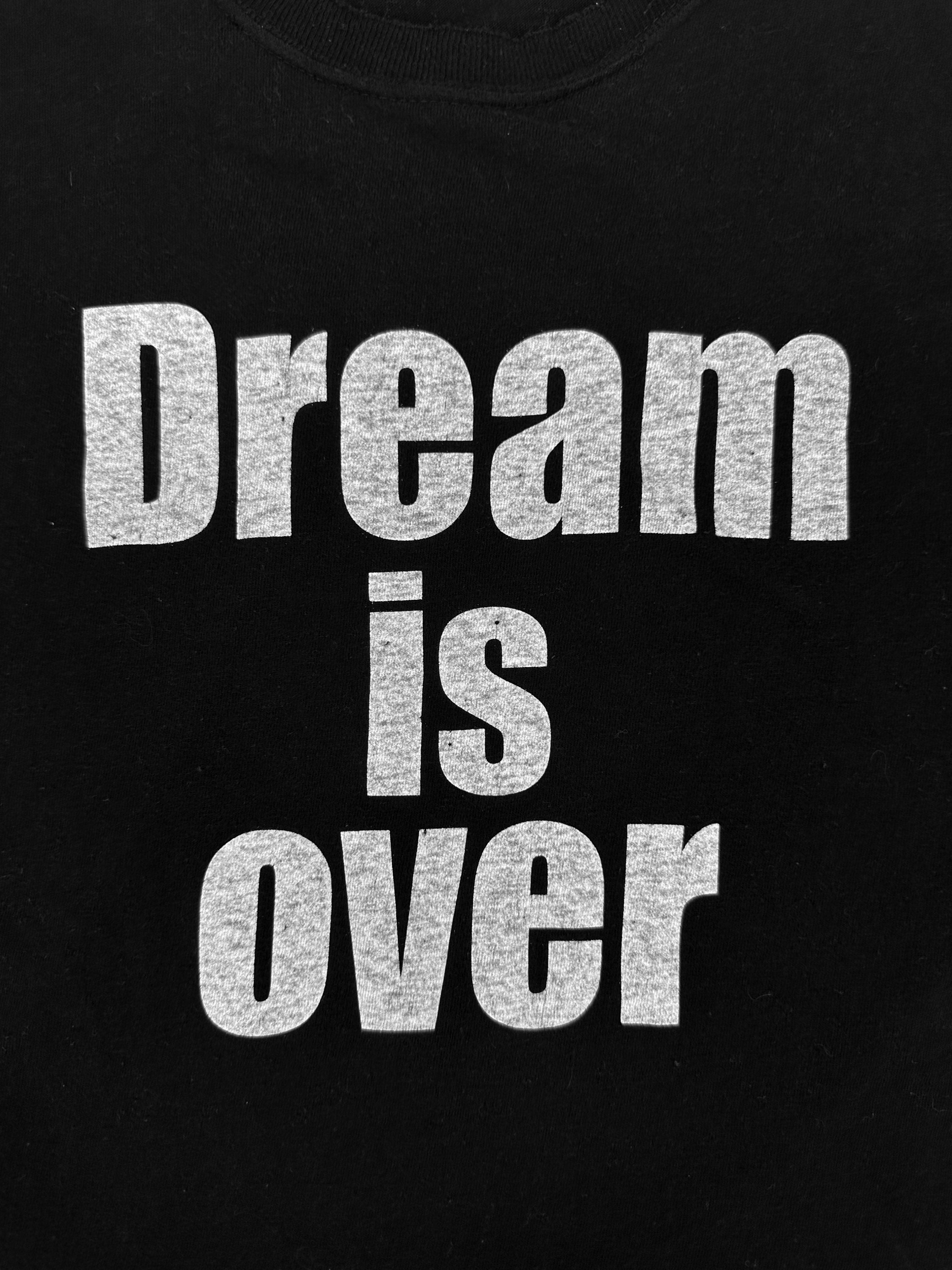 00s Undercover ‘Dream is Over’ Black Slogan Tank-top